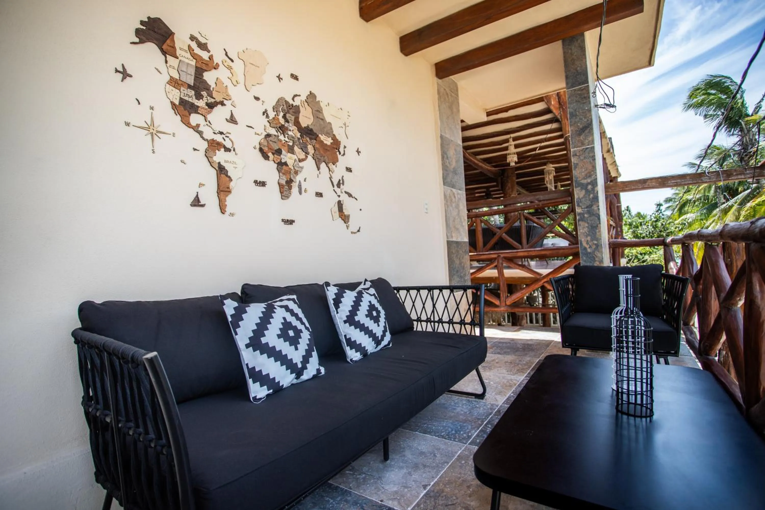 Balcony/Terrace in Hotel Macondo Holbox