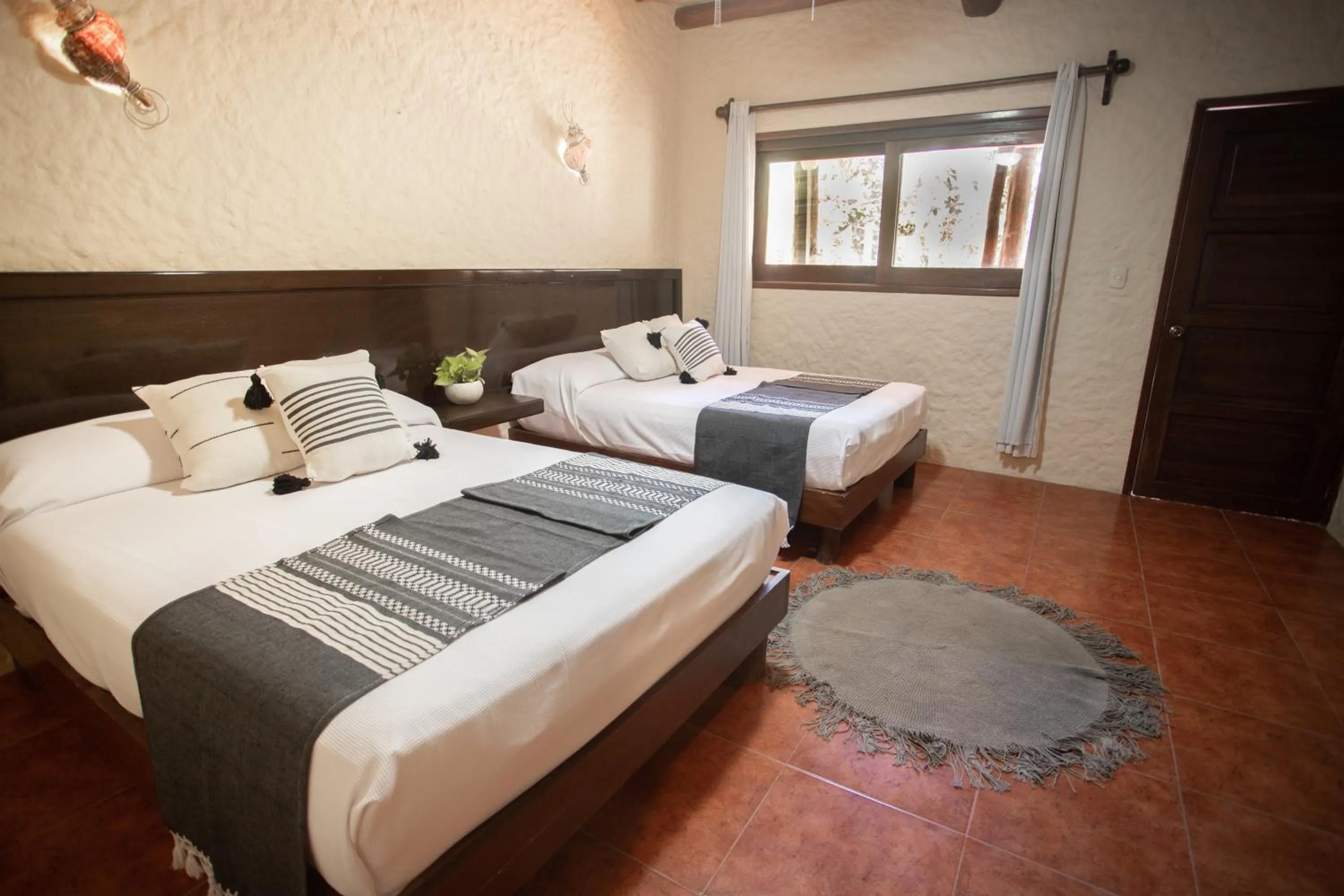 Bed in Hotel Macondo Holbox