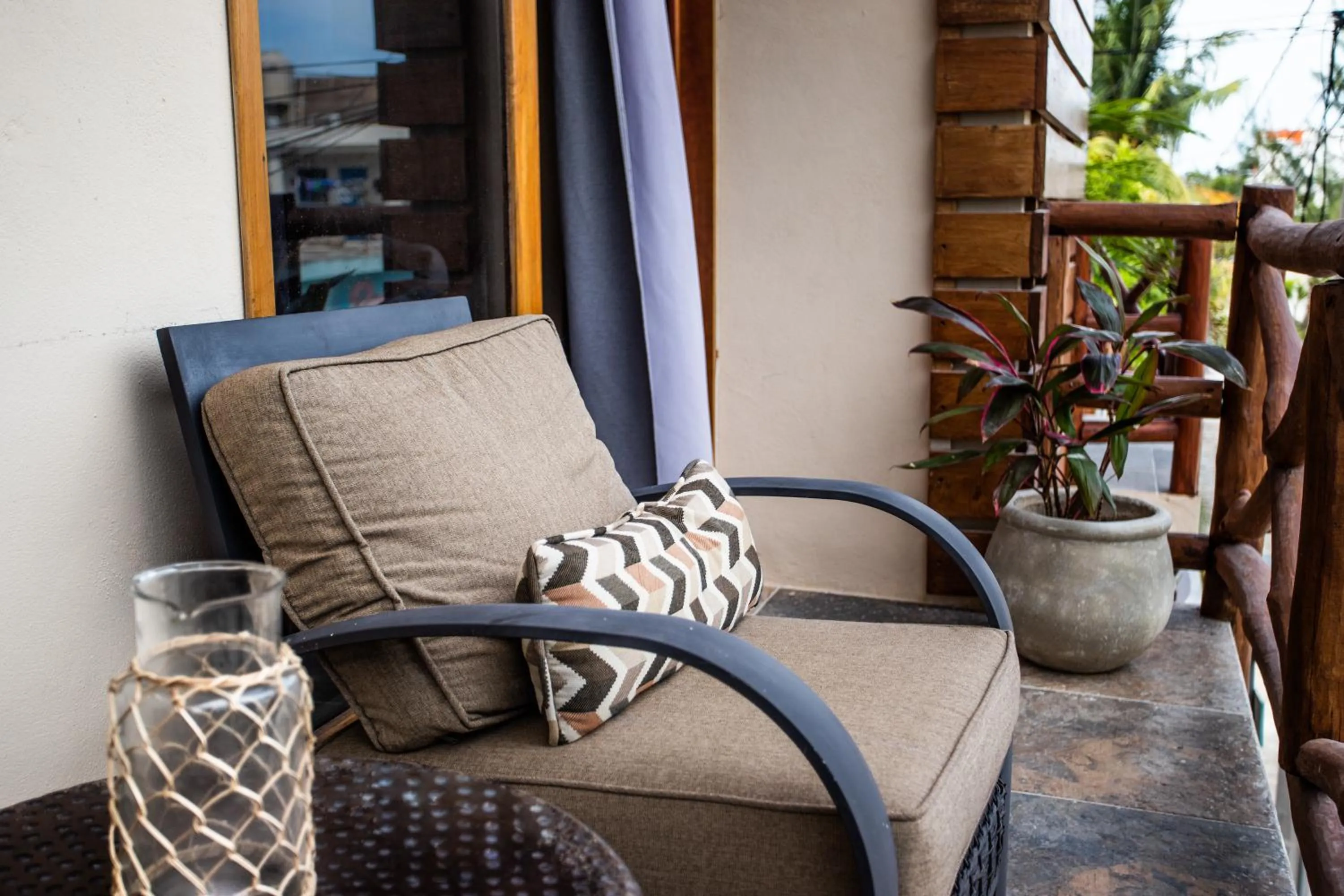 Balcony/Terrace in Hotel Macondo Holbox