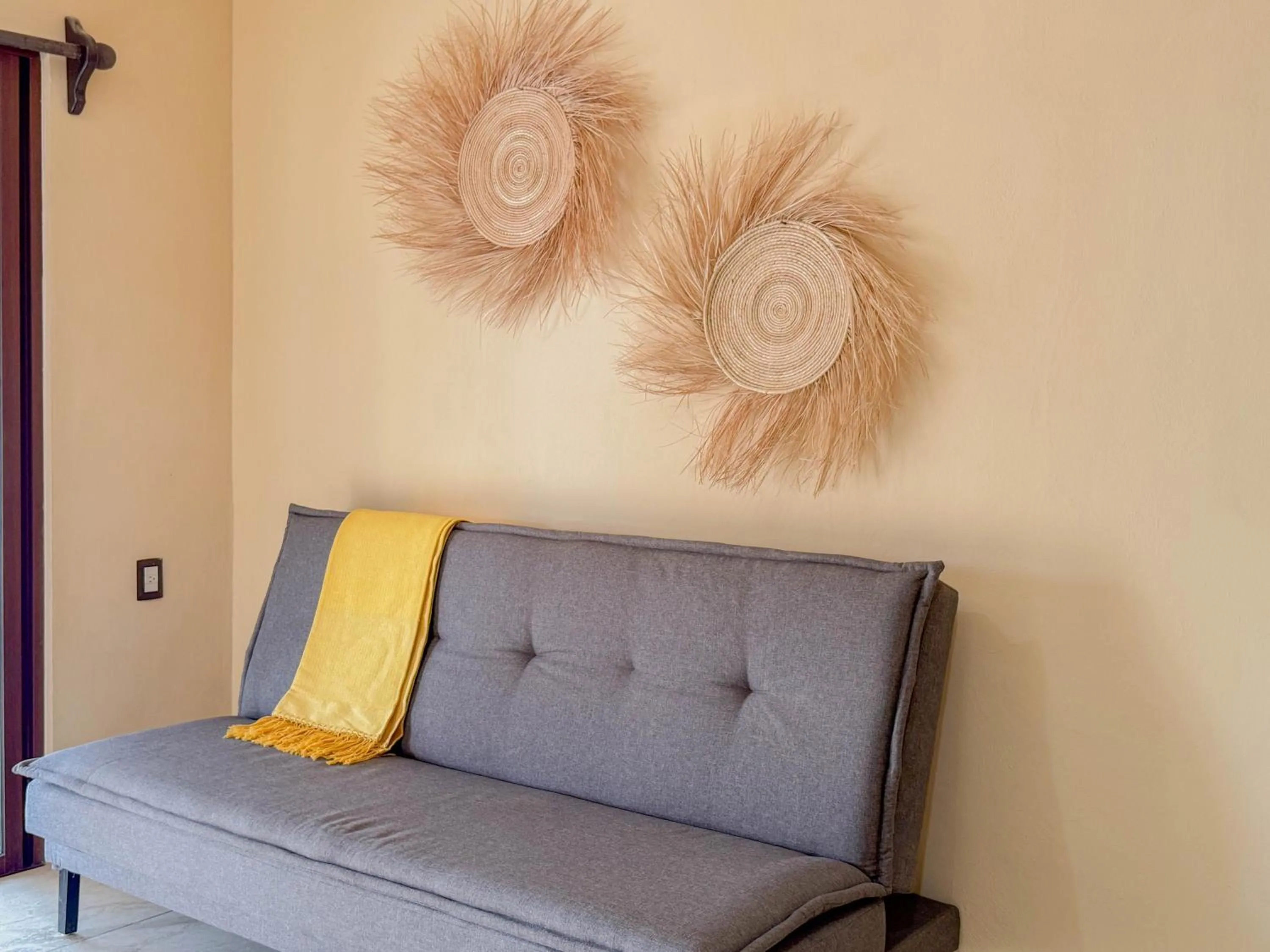 Living room in Hotel Macondo Holbox