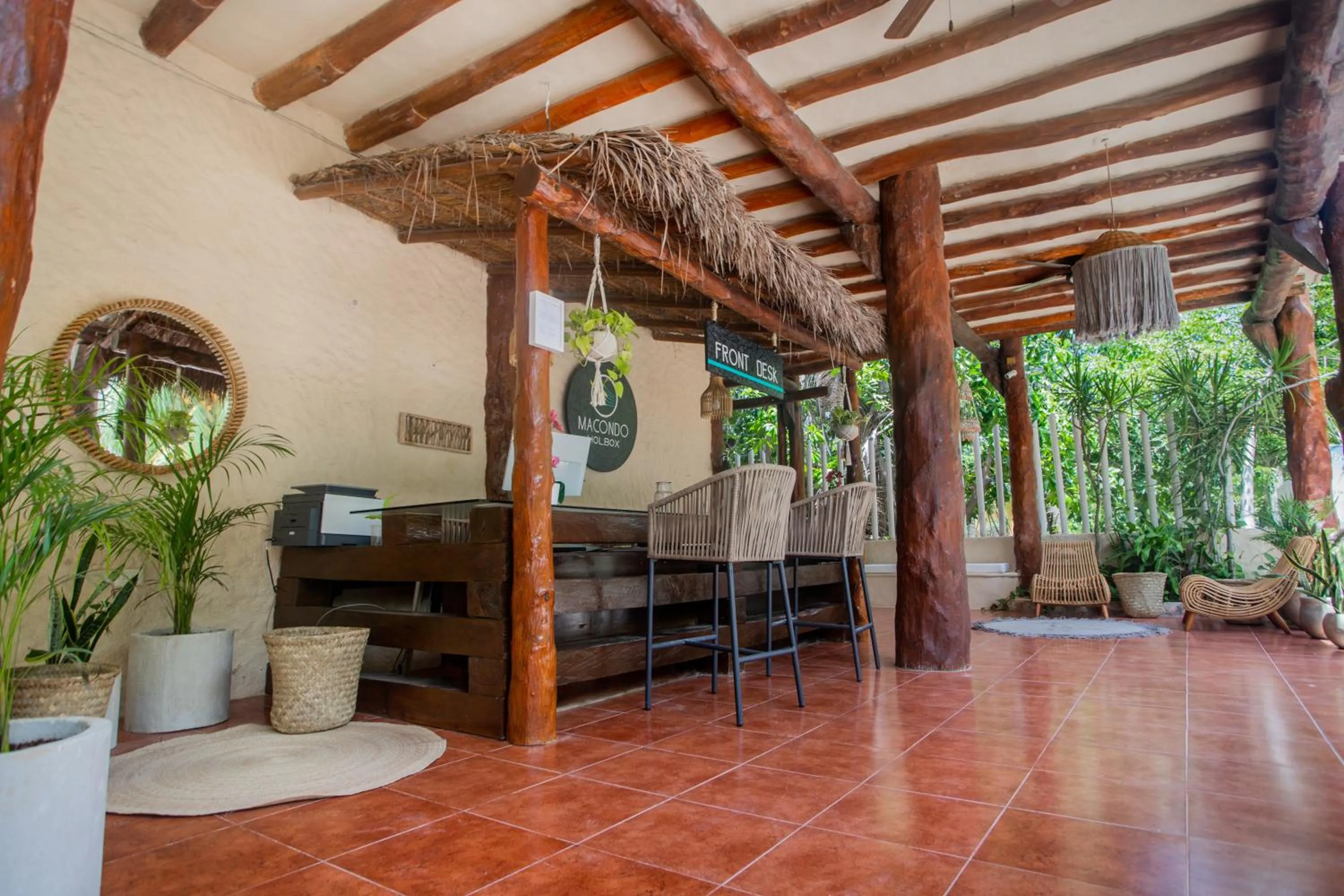 Lobby or reception in Hotel Macondo Holbox