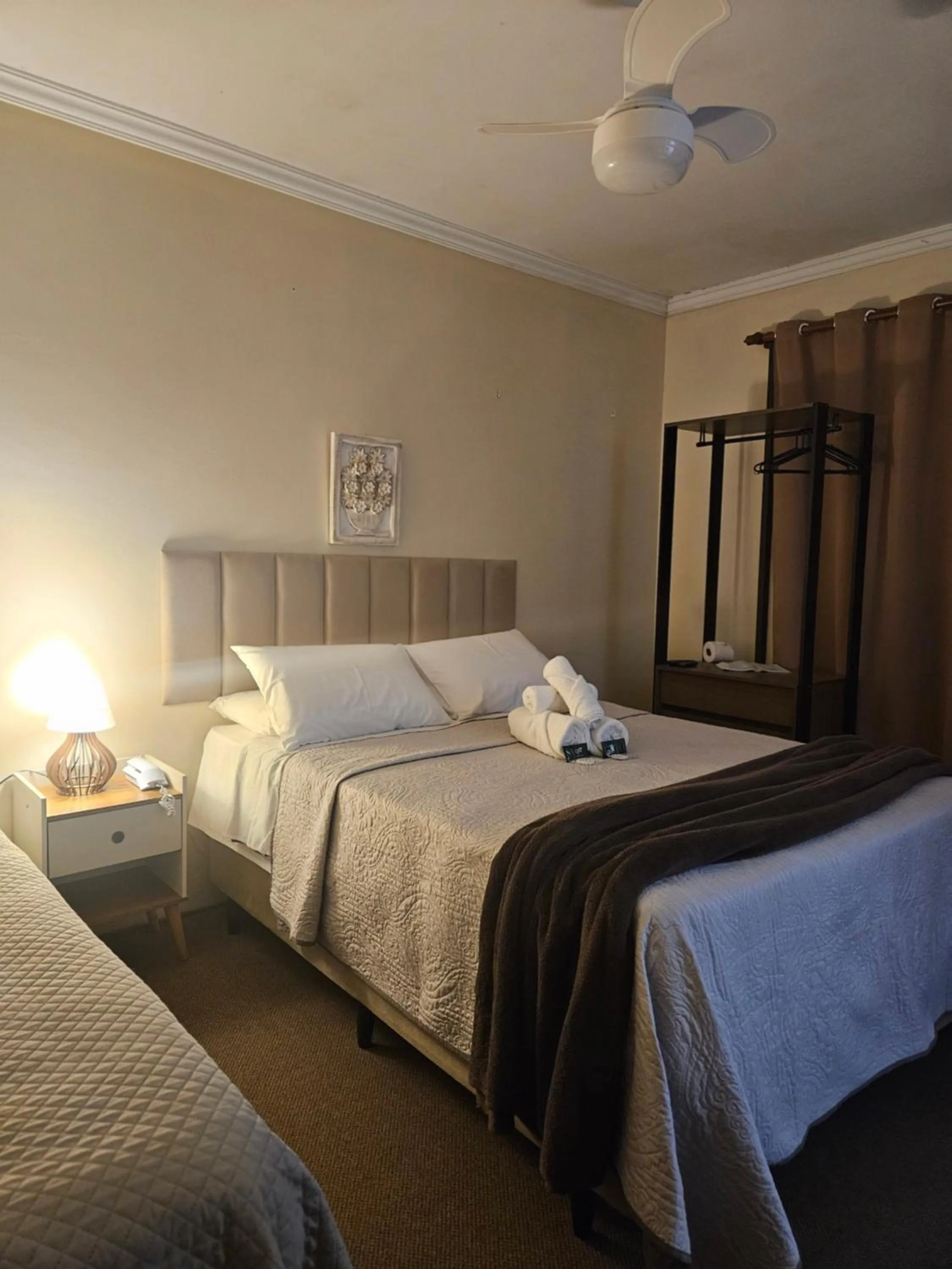 Bed in Pousada Araucária