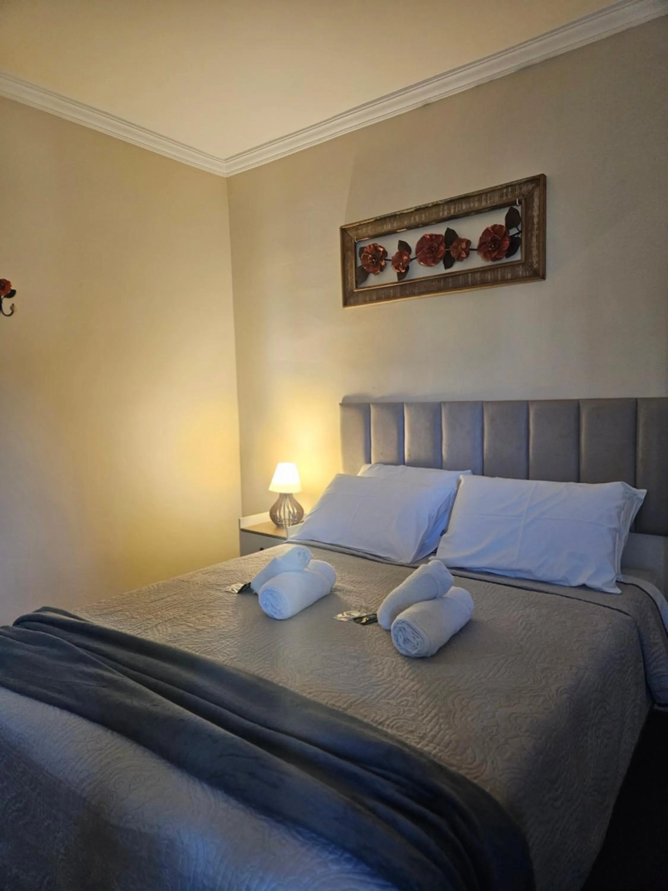 Bed in Pousada Araucária