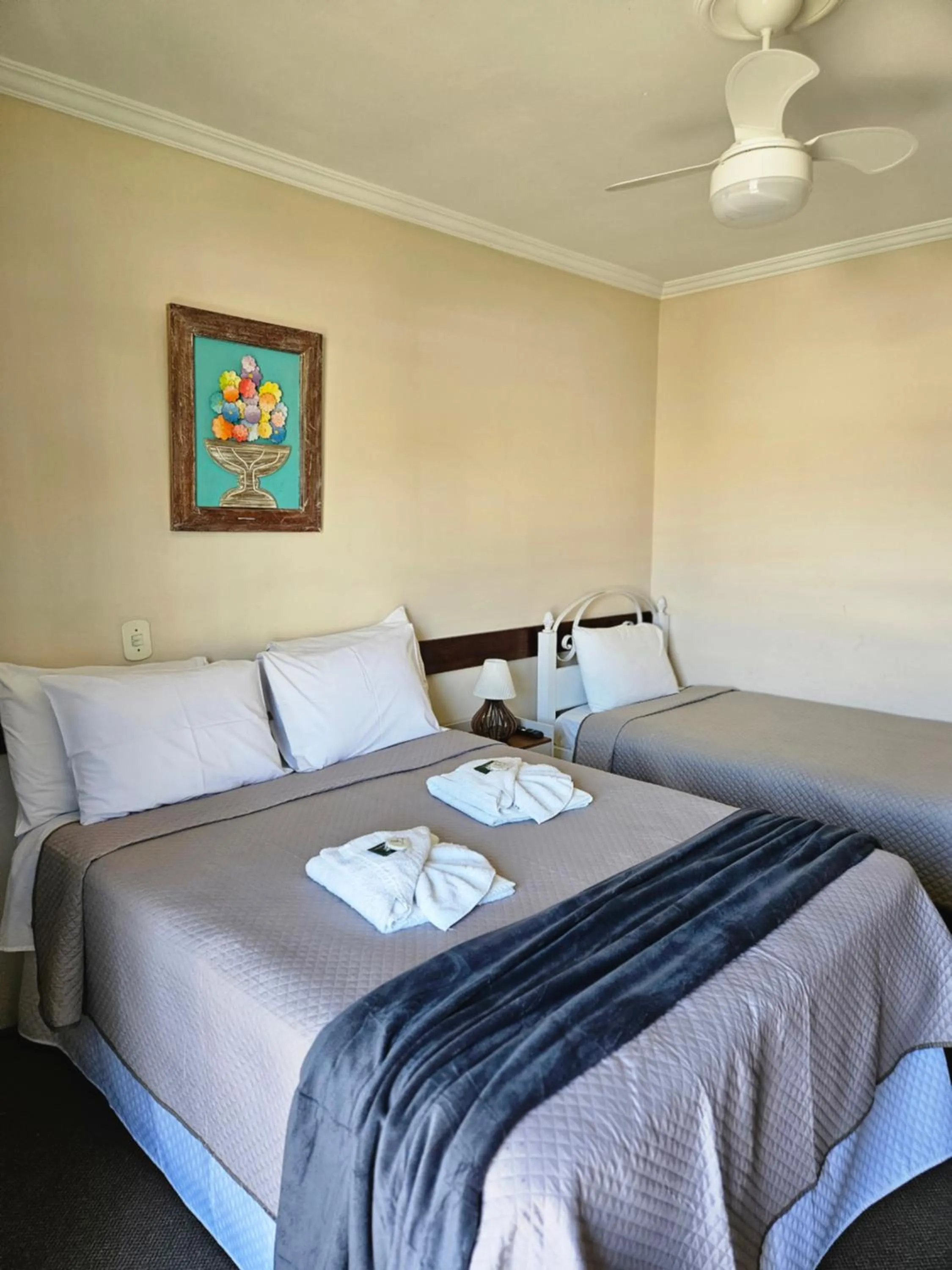 Bed in Pousada Araucária