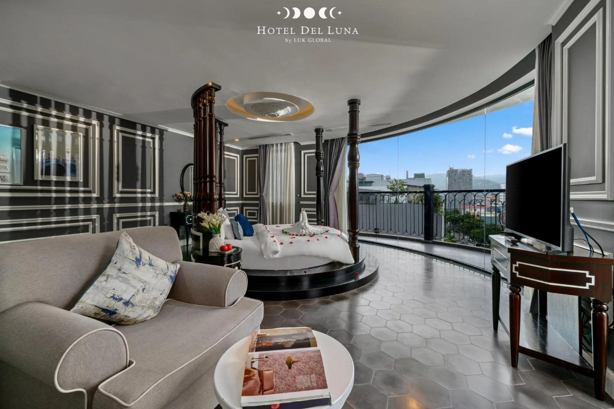 Living room in Hotel Del Luna Boutique