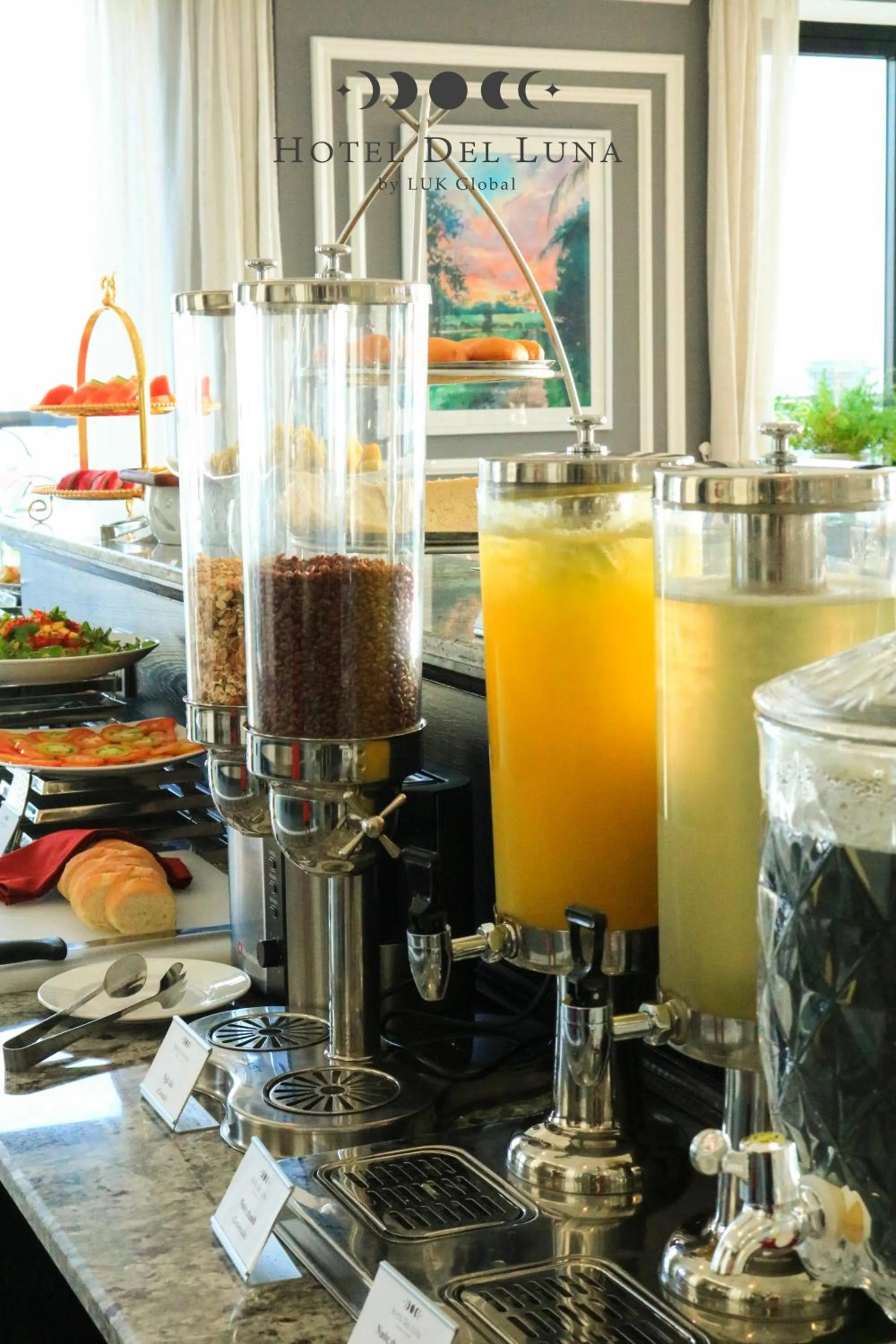 Buffet breakfast in Hotel Del Luna Boutique
