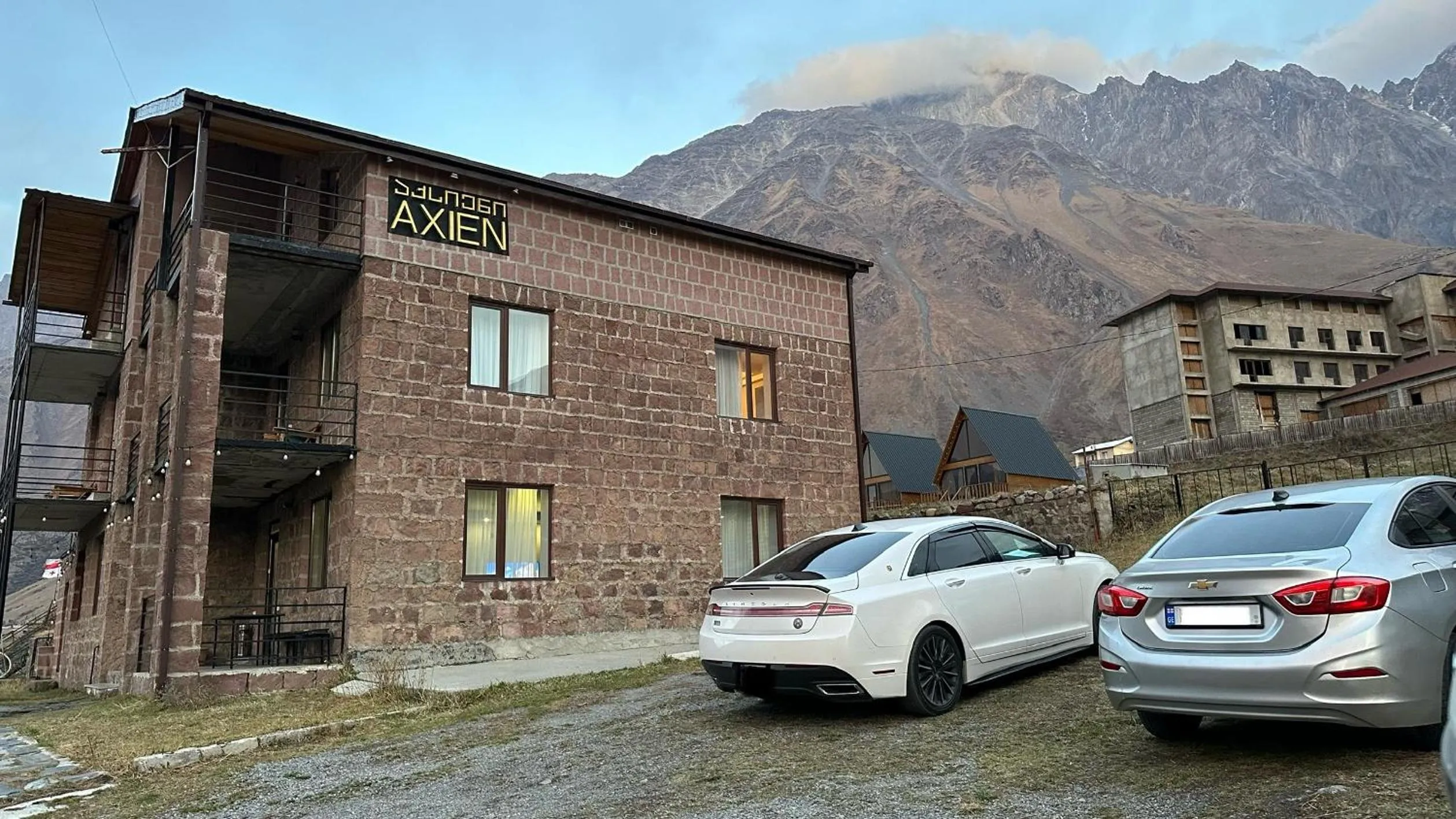 Property building in Hotel Axien Kazbegi