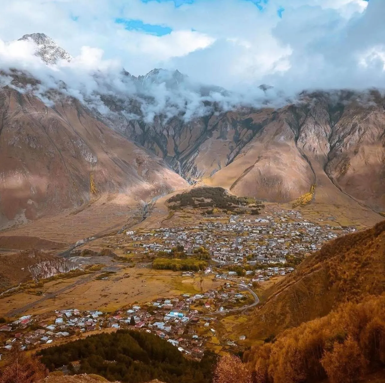 Natural landscape in Hotel Axien Kazbegi