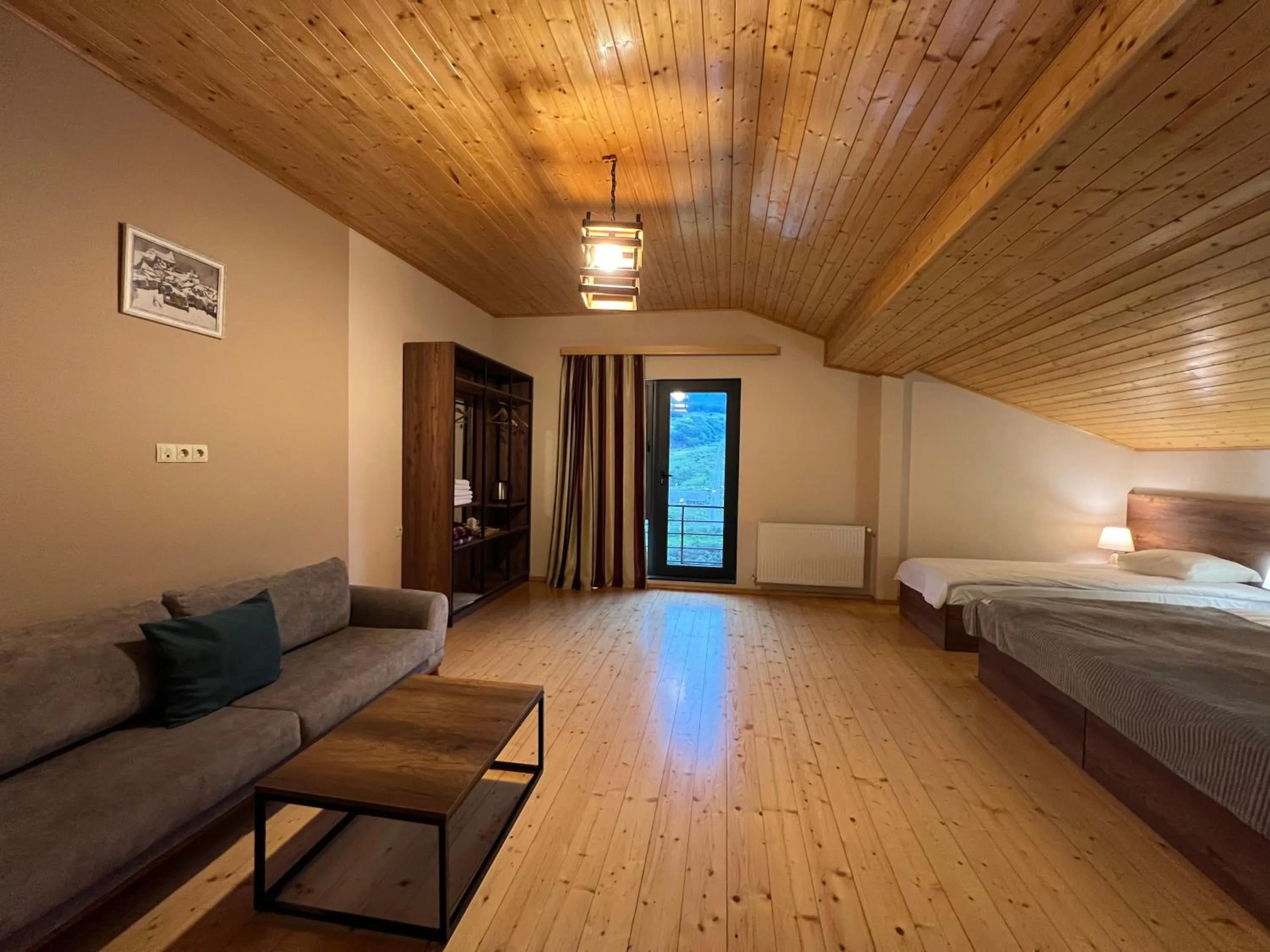 Photo of the whole room, Bed in Hotel Axien Kazbegi