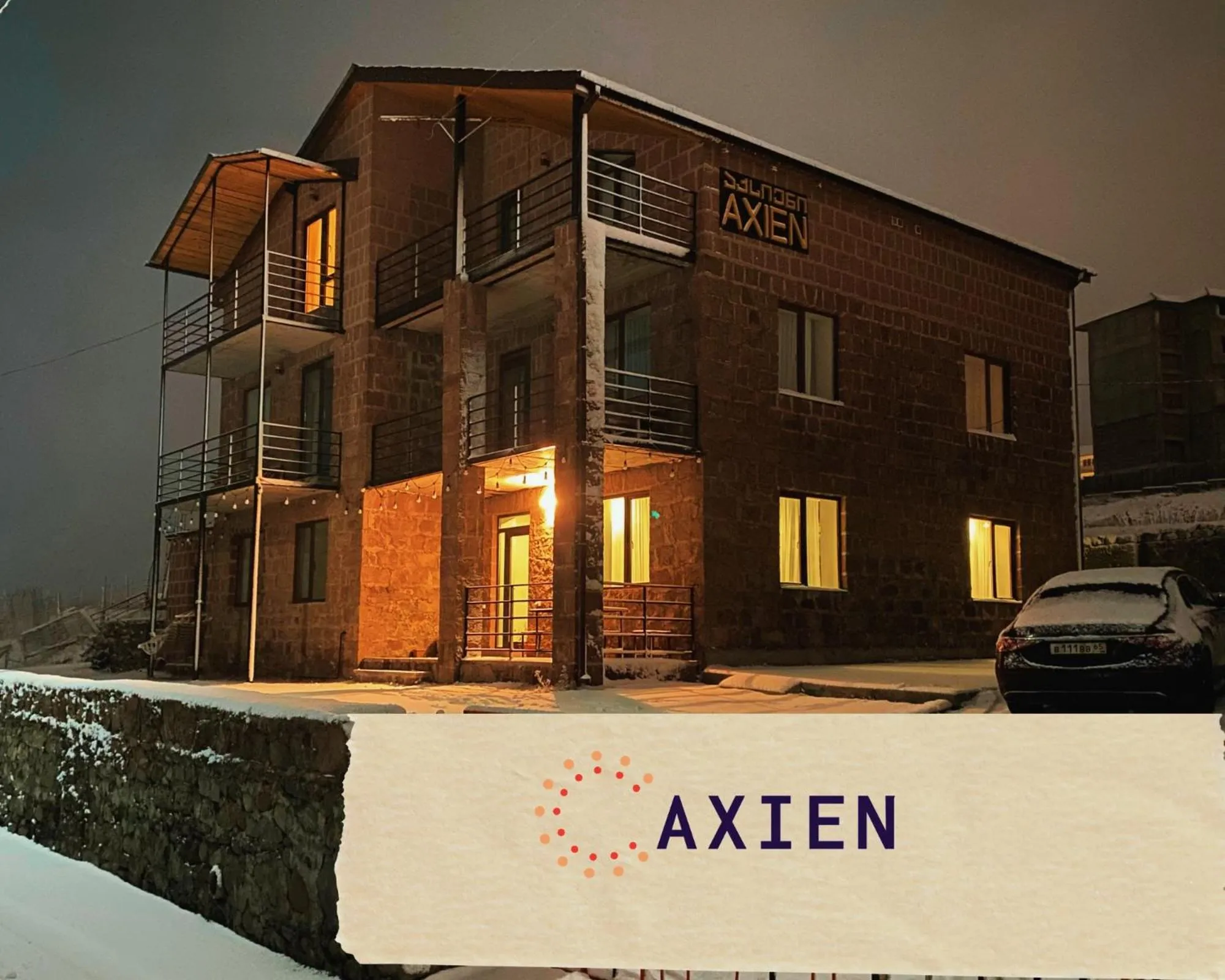 Property building in Hotel Axien Kazbegi