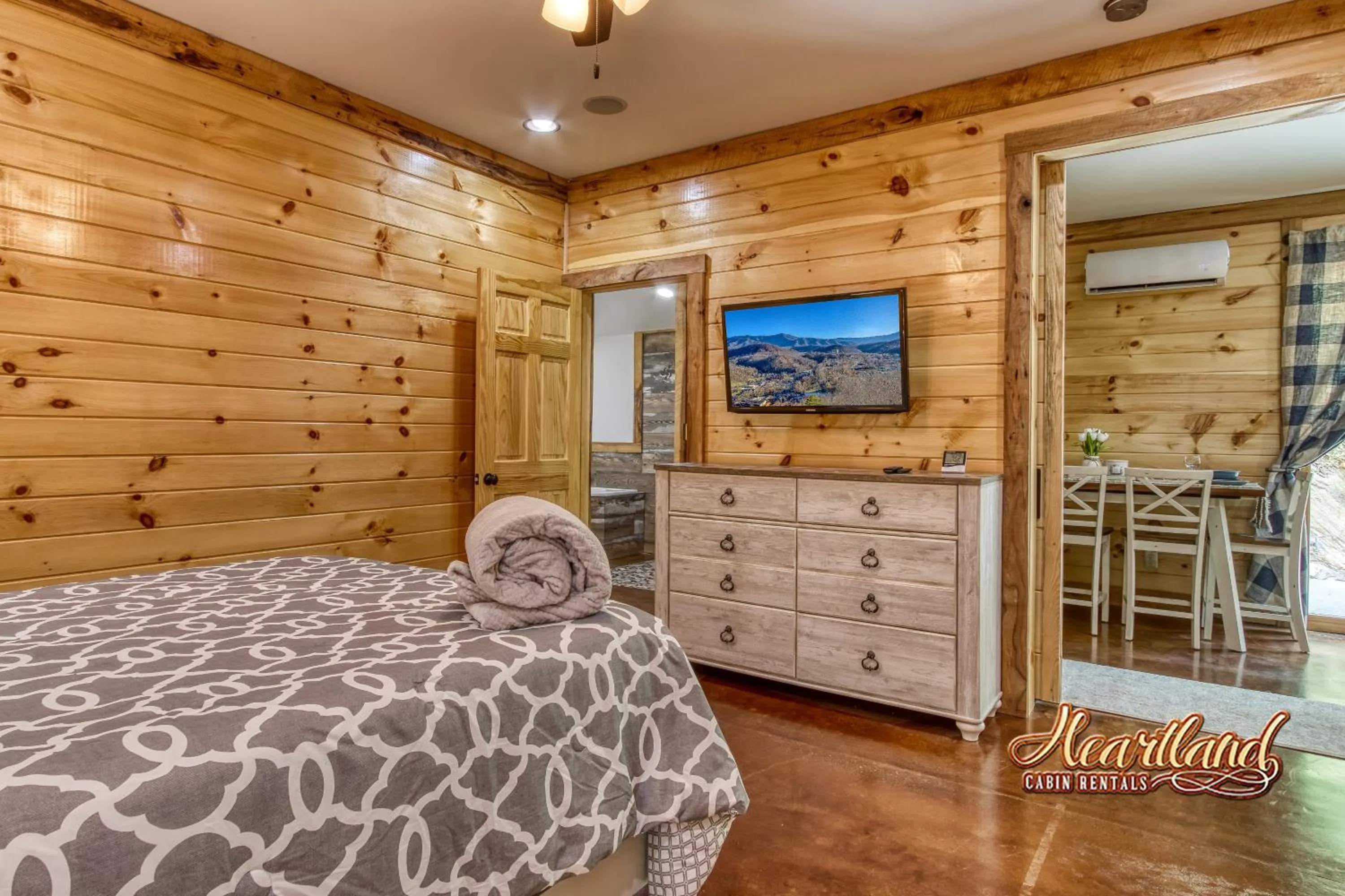 Bed in The Creek House