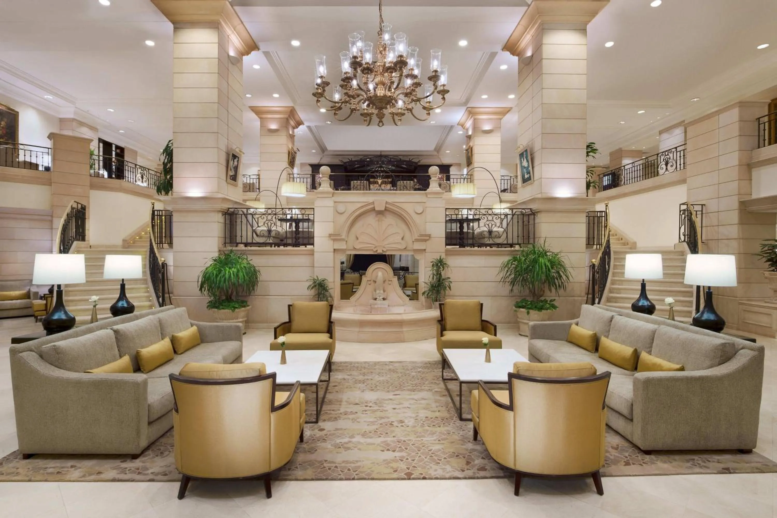 Lobby or reception in Amman Marriott Hotel