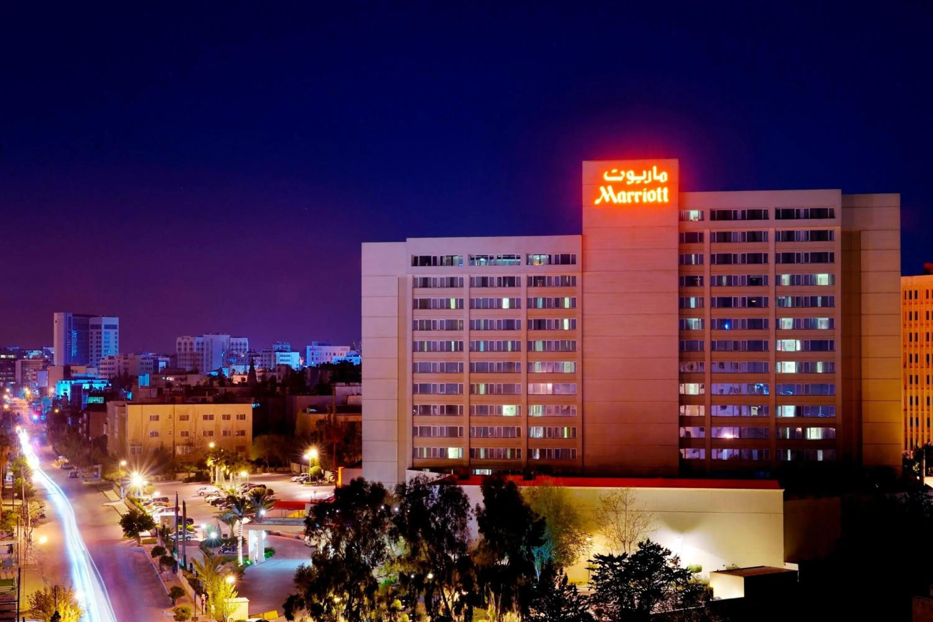 Property building in Amman Marriott Hotel