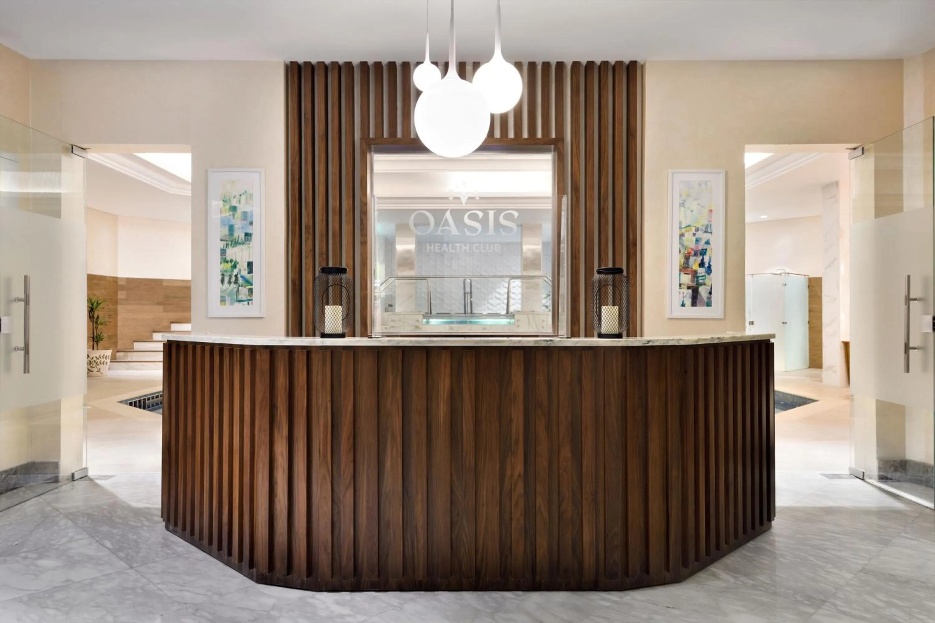 Lobby or reception in Amman Marriott Hotel