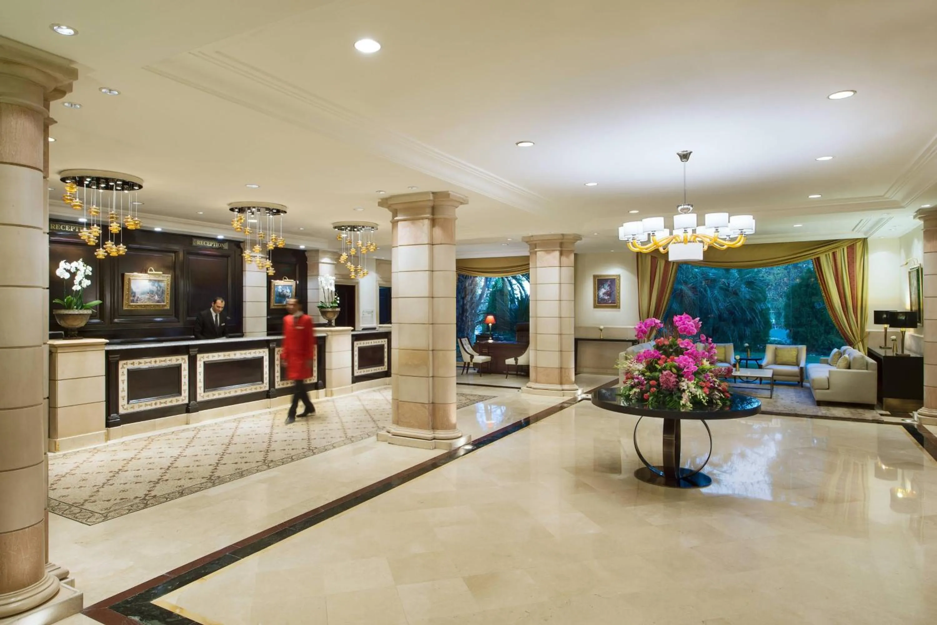 Lobby or reception in Amman Marriott Hotel
