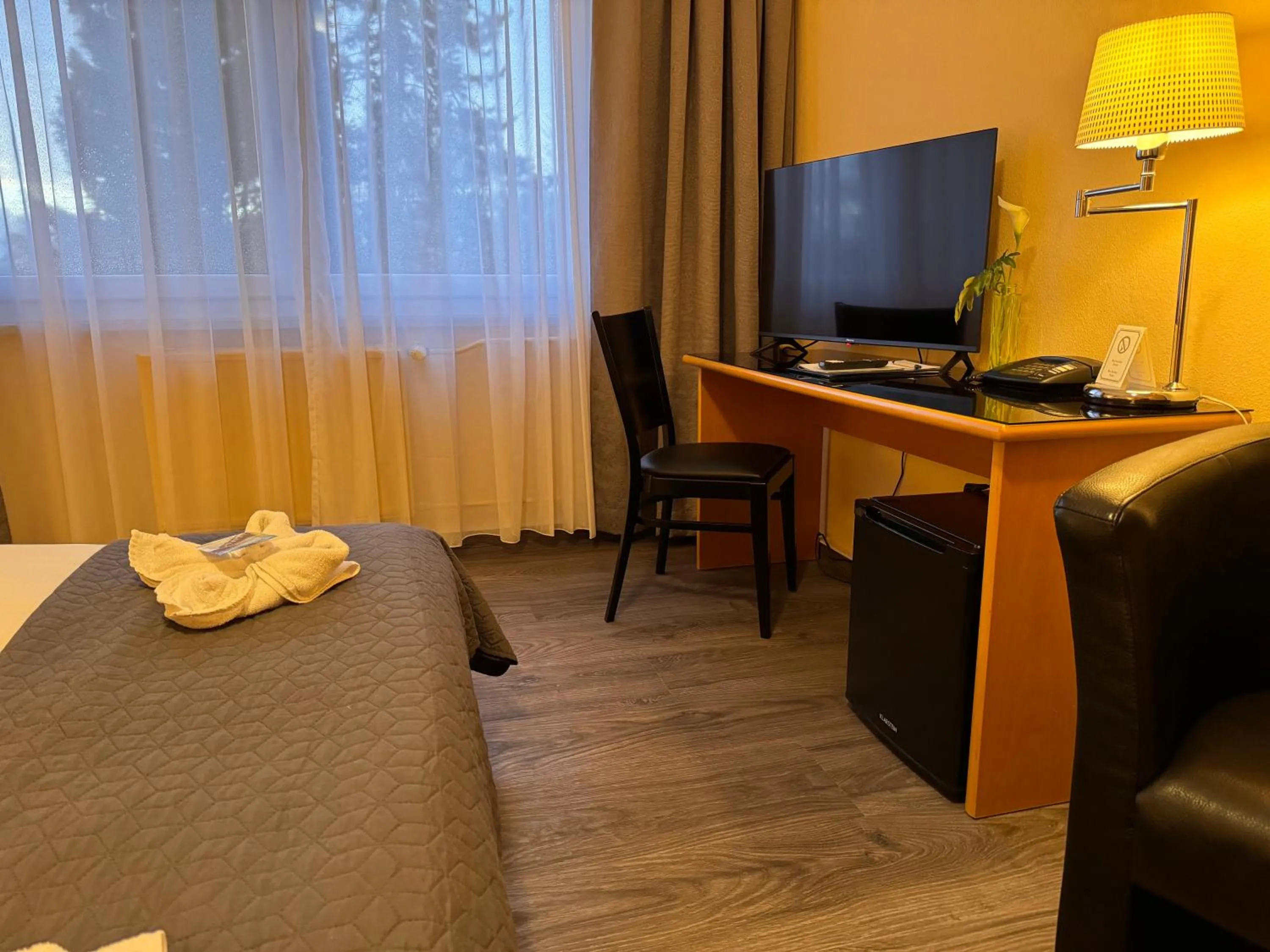 TV and multimedia, Bed in Hotel am Tierpark