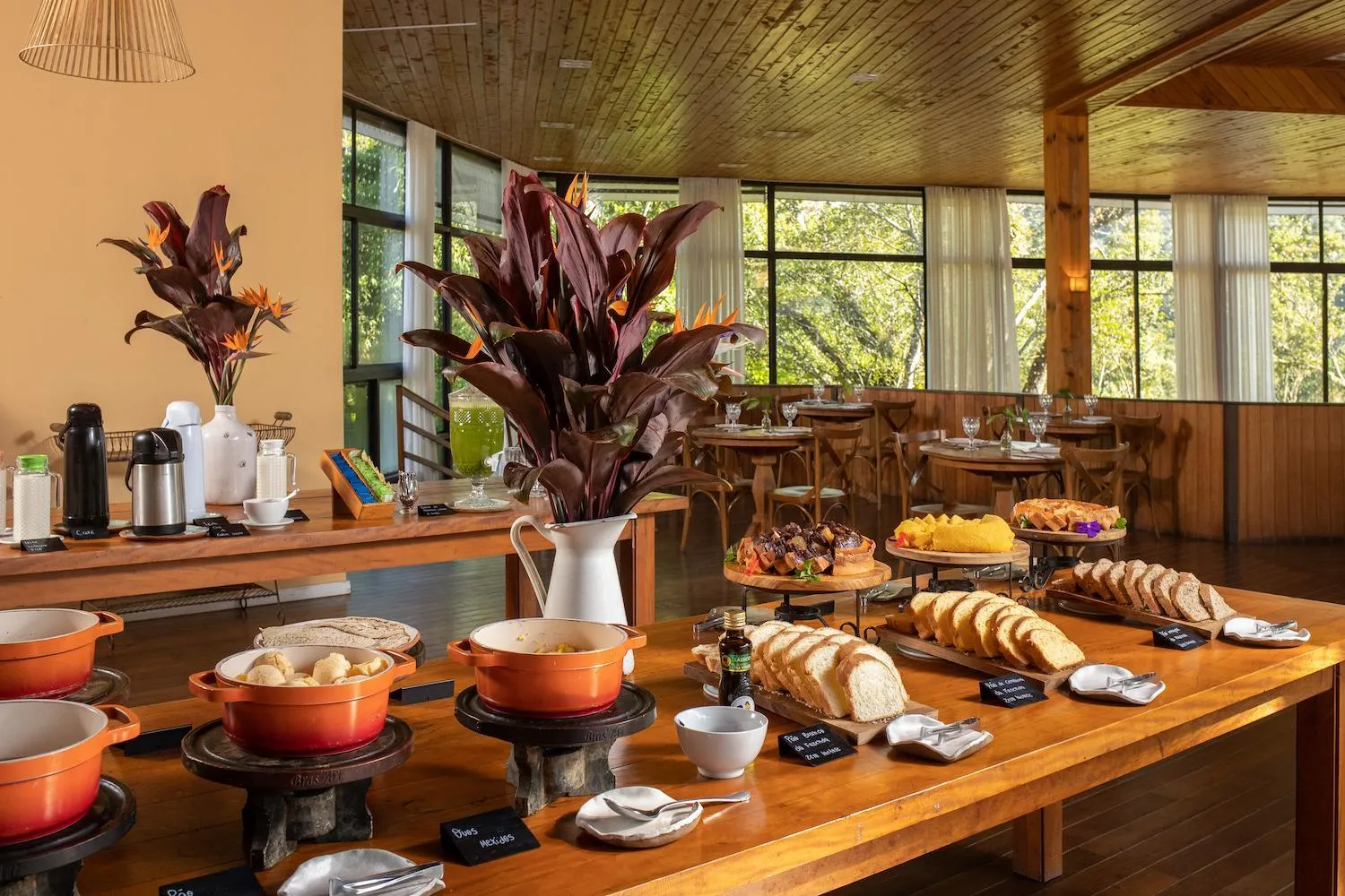 Restaurant/places to eat in Hotel Fazenda Morros Verdes Ecolodge