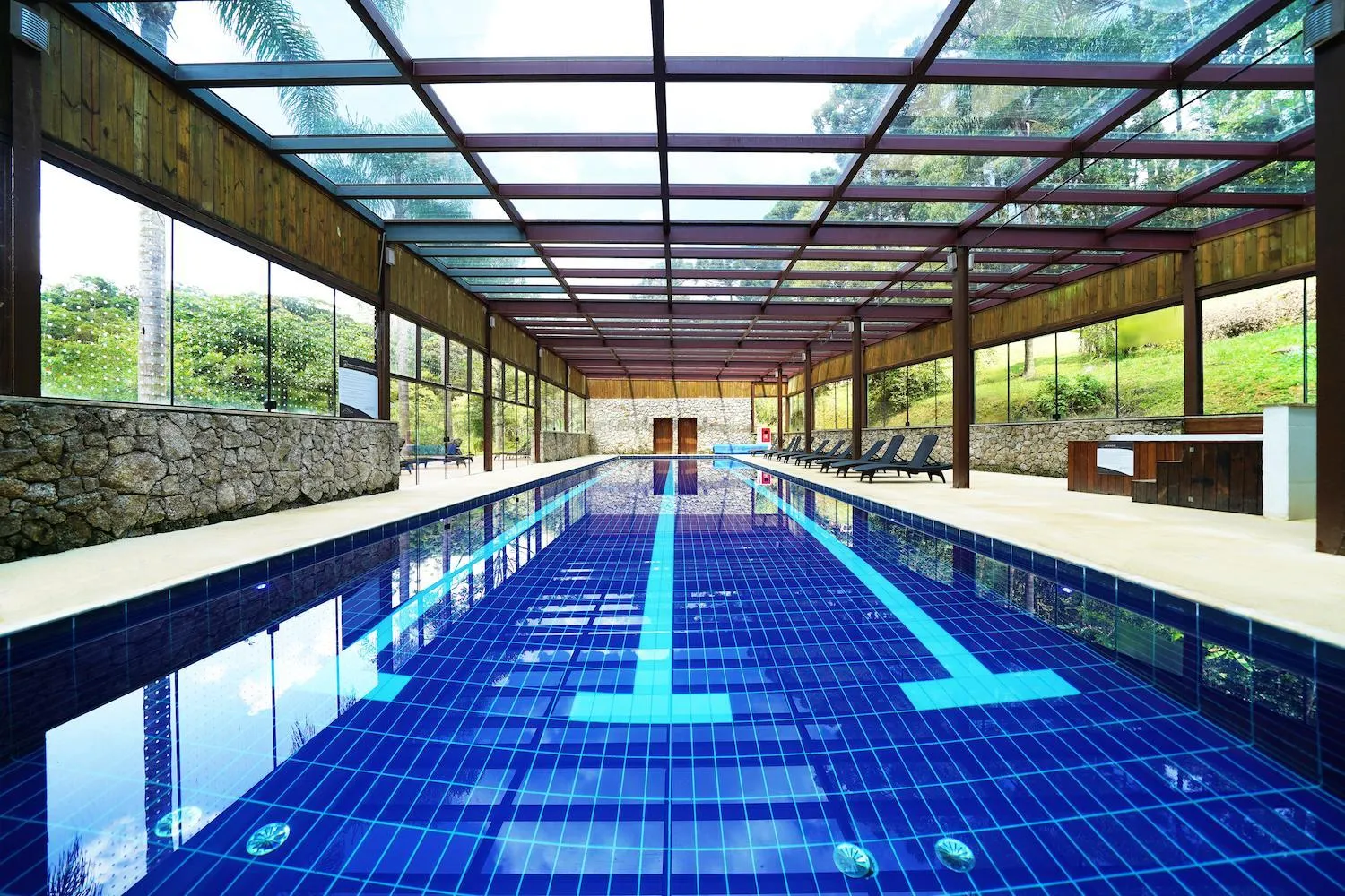 Pool view in Hotel Fazenda Morros Verdes Ecolodge