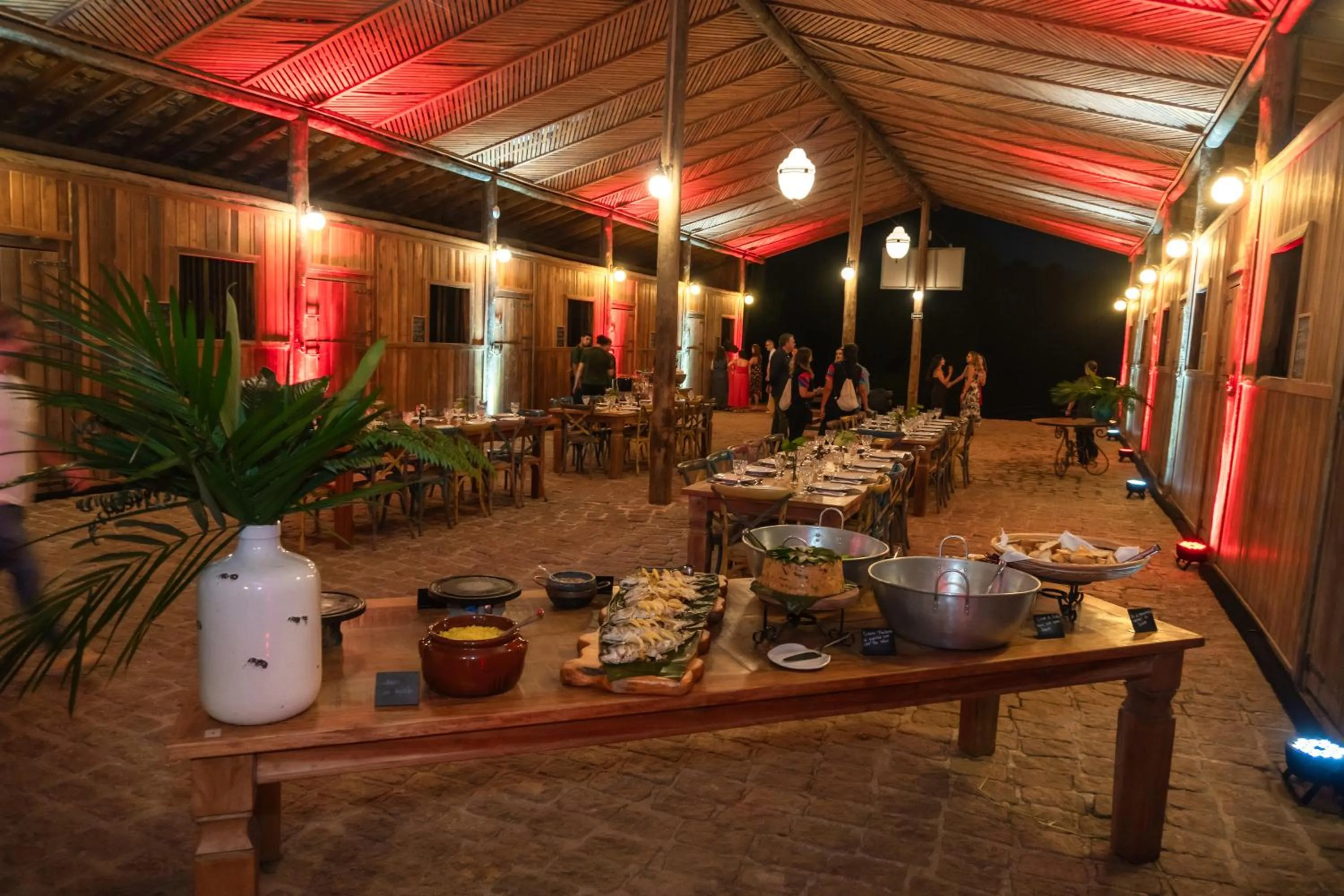 Dinner in Hotel Fazenda Morros Verdes Ecolodge