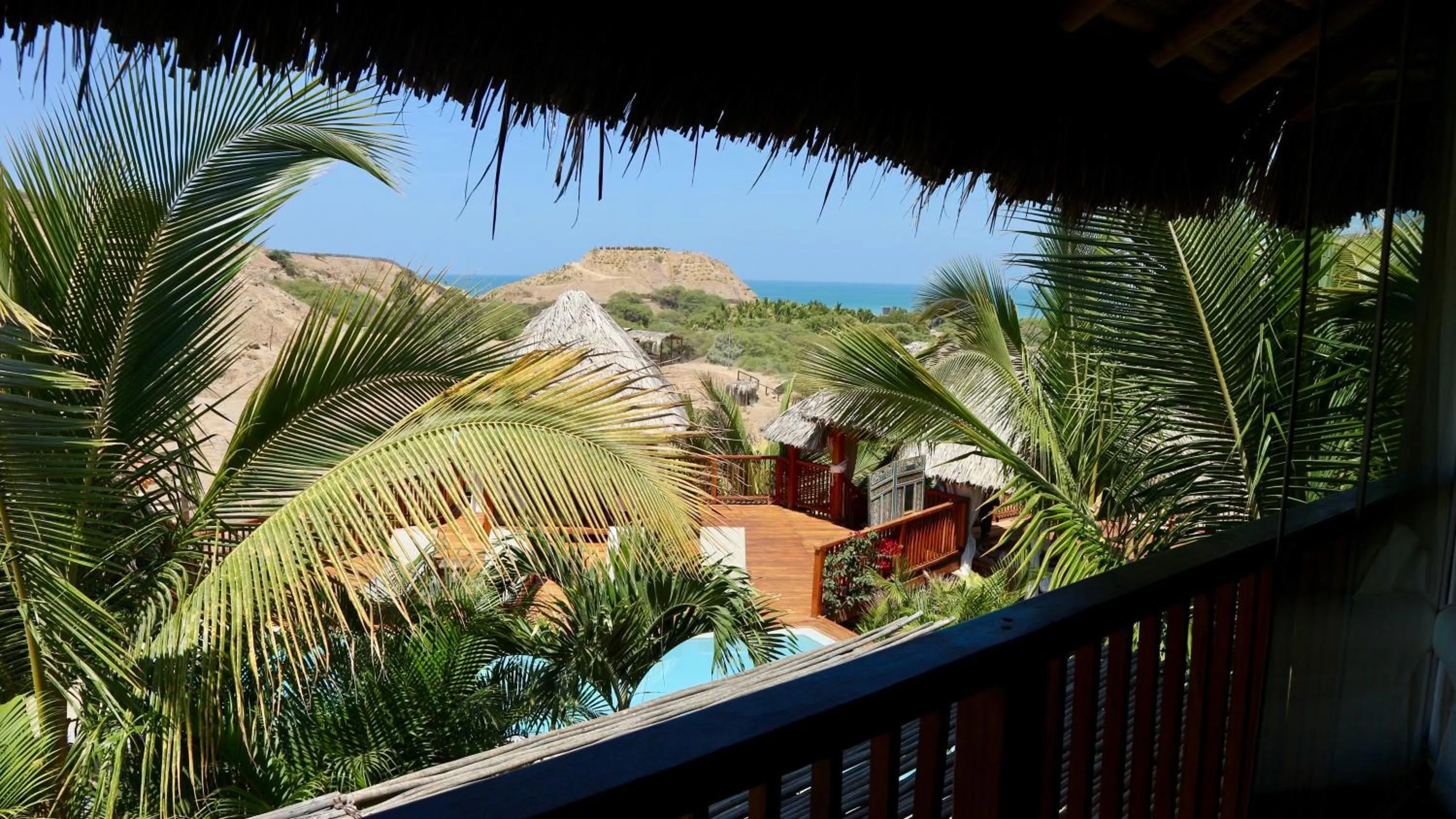 Pool view in Villa Del Sol