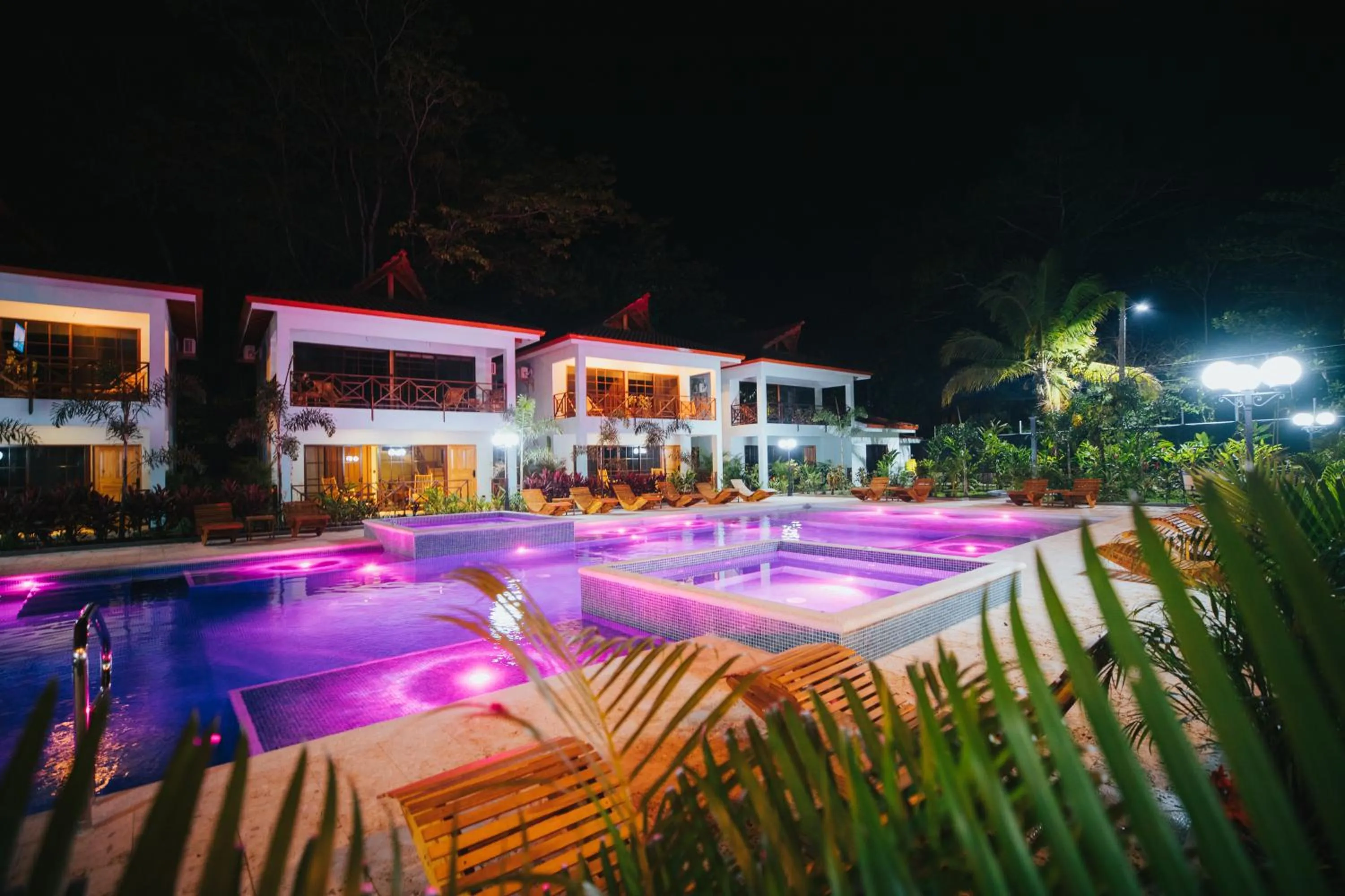 Swimming pool in Bungalows Punta Uva