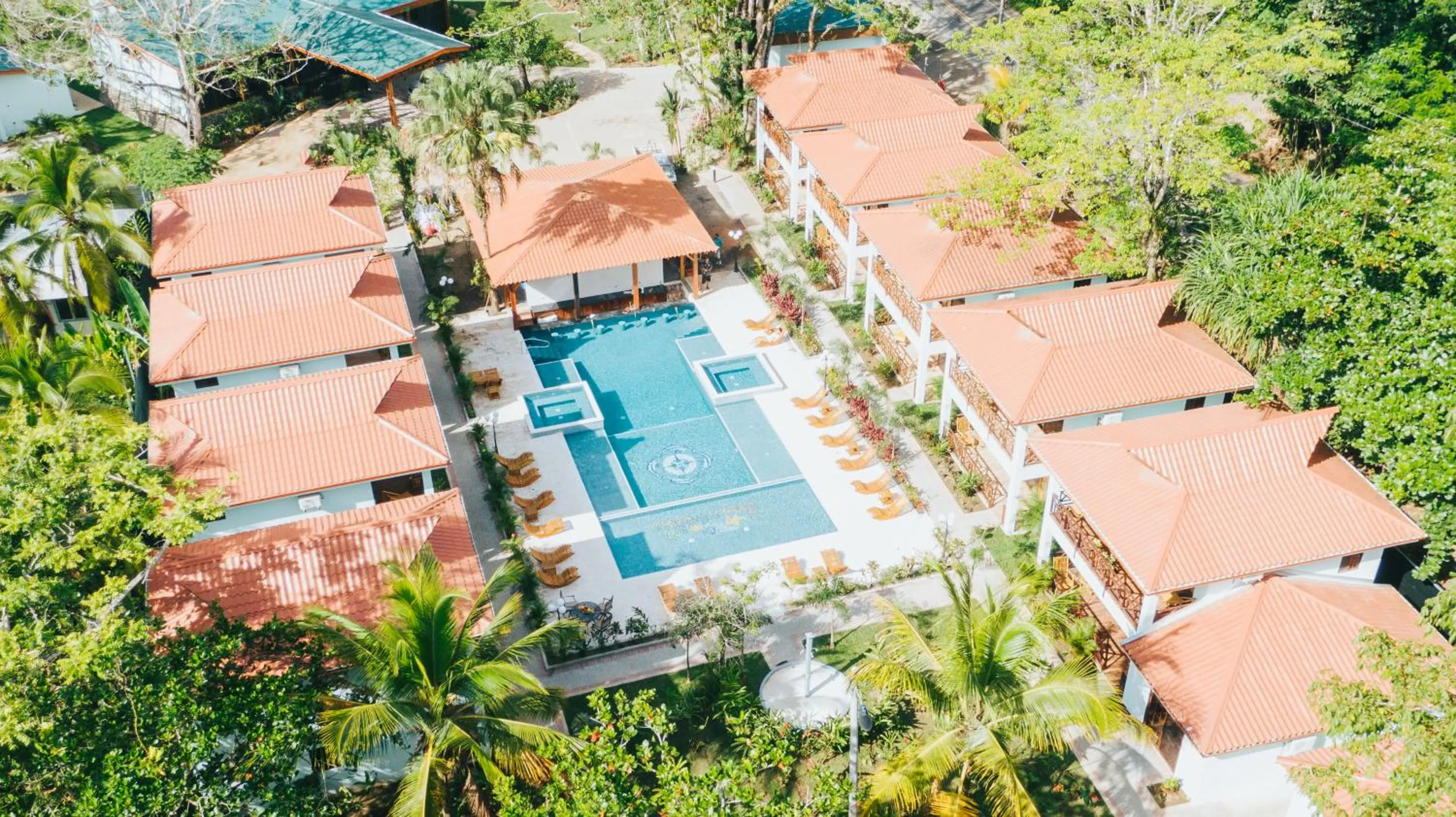 Bird's eye view in Bungalows Punta Uva
