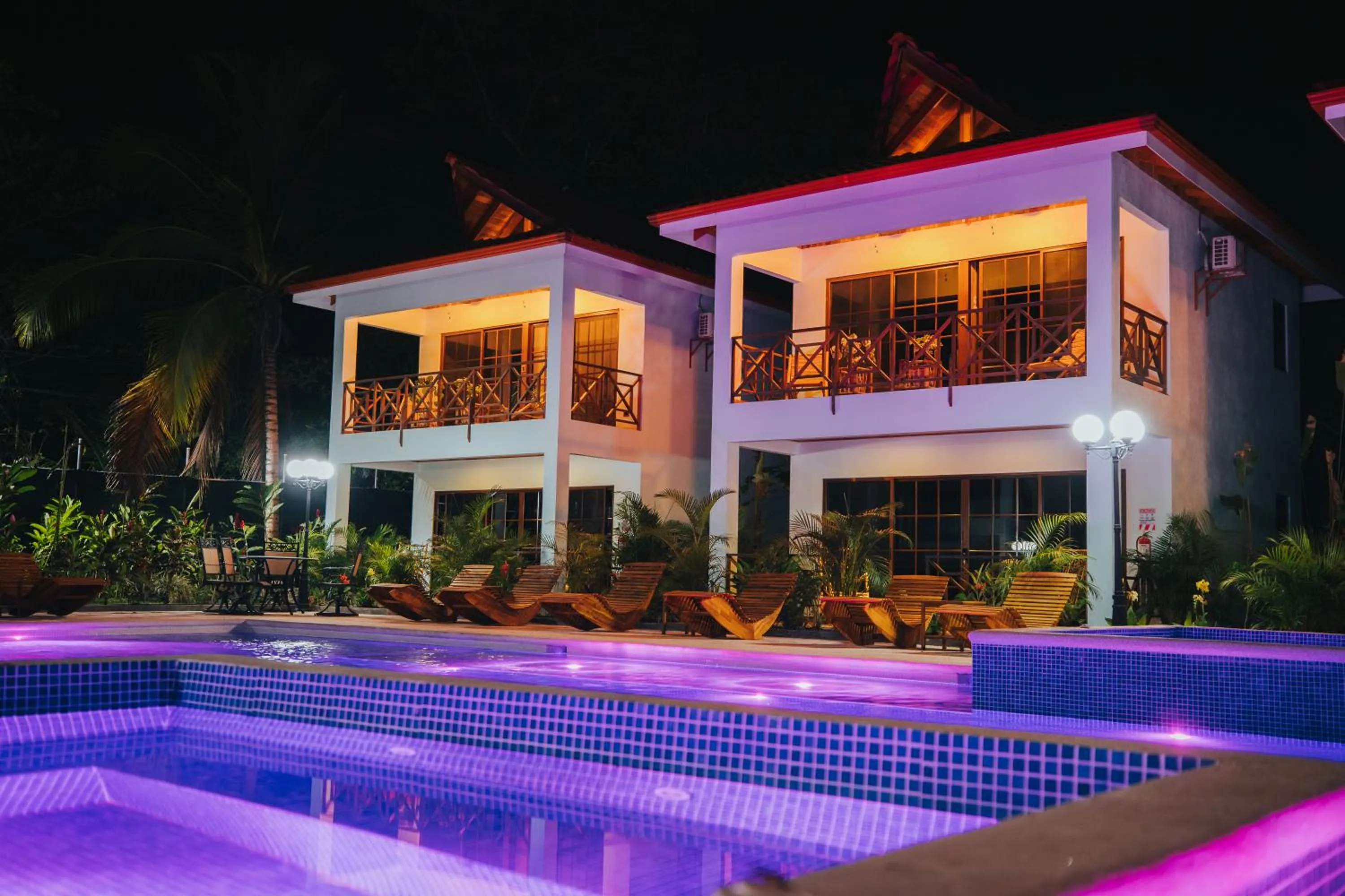 Swimming pool in Bungalows Punta Uva