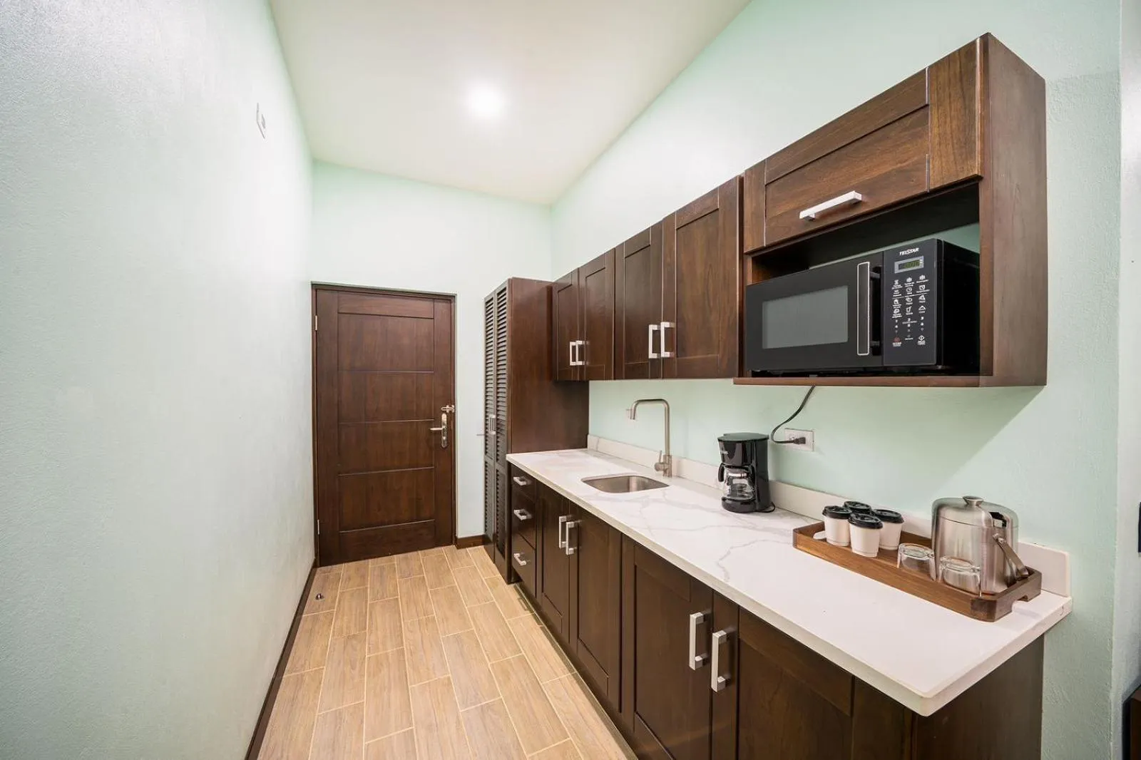 Kitchen or kitchenette in Bungalows Punta Uva