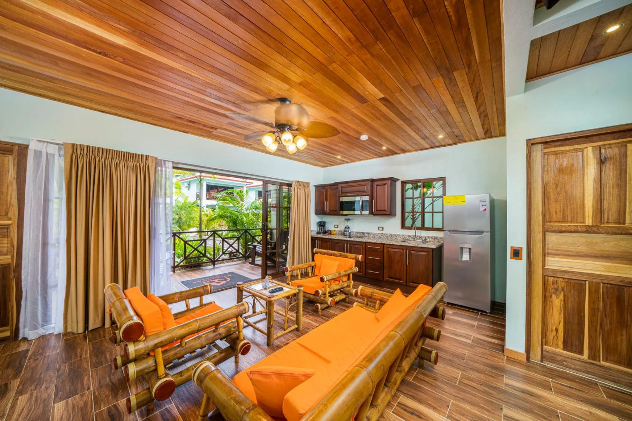 Living room in Bungalows Punta Uva