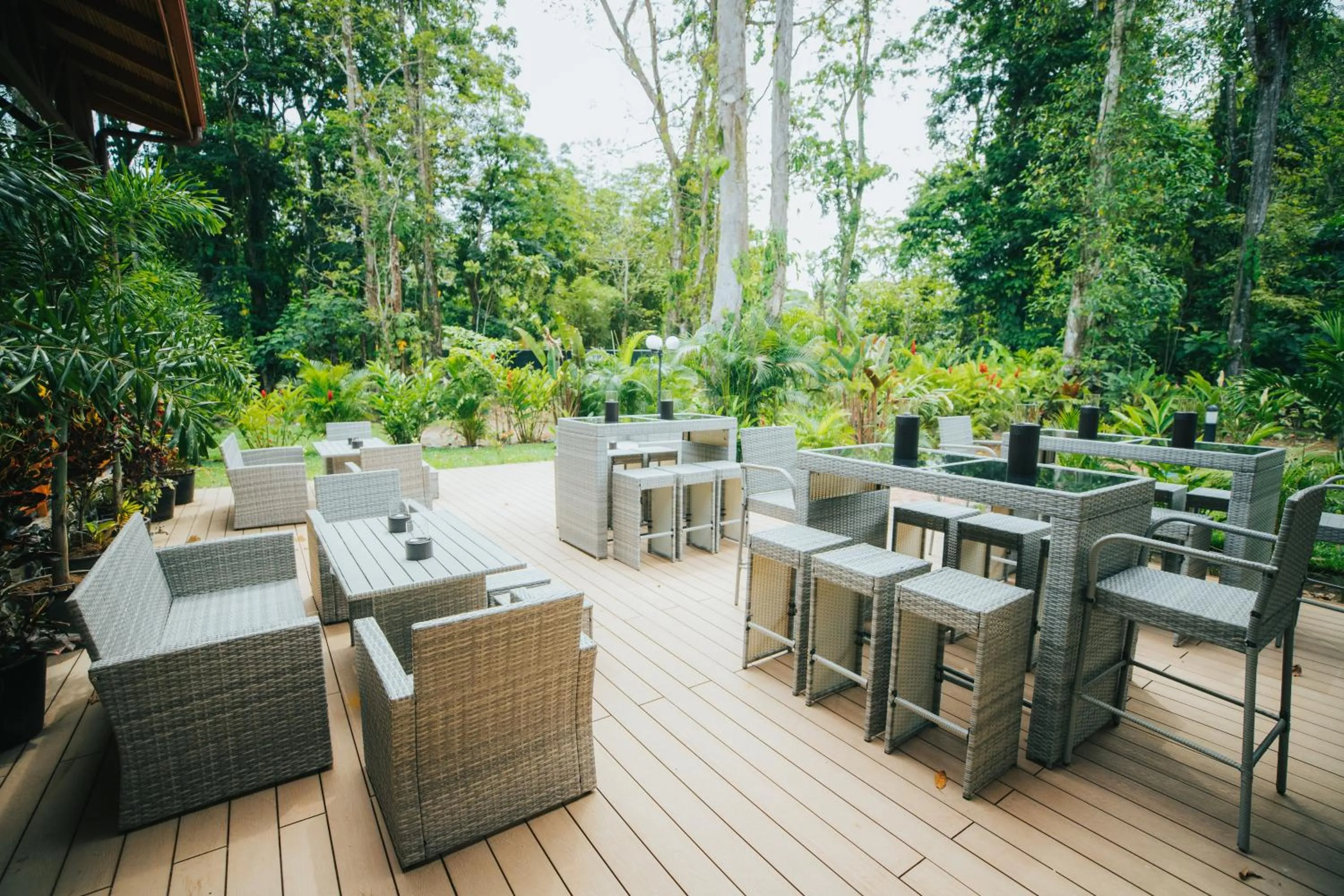 Restaurant/places to eat in Bungalows Punta Uva