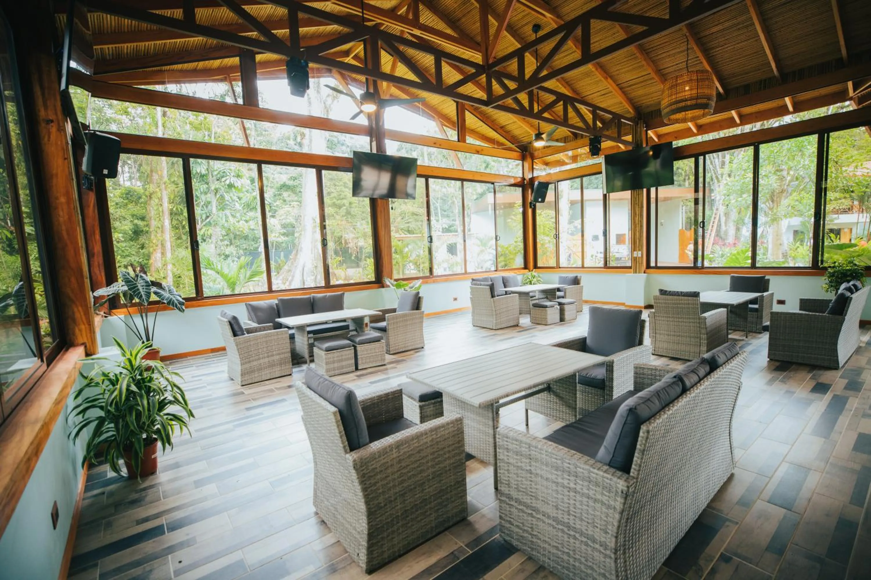 Lounge or bar in Bungalows Punta Uva