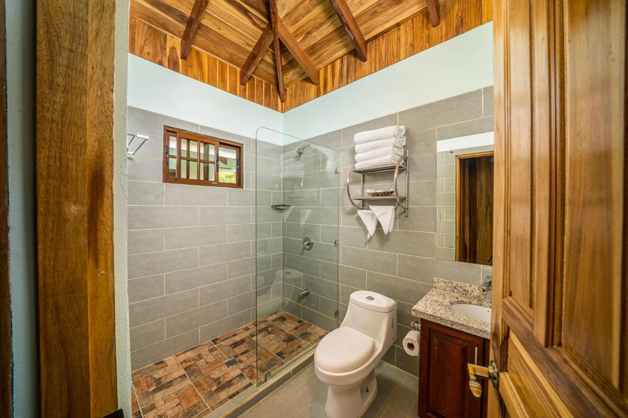 Bathroom in Bungalows Punta Uva