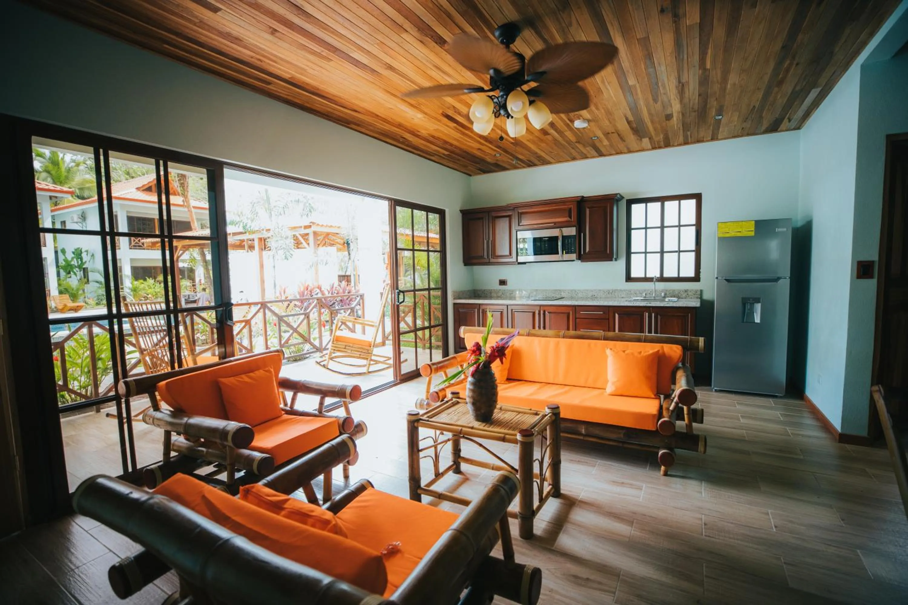 Kitchen or kitchenette in Bungalows Punta Uva