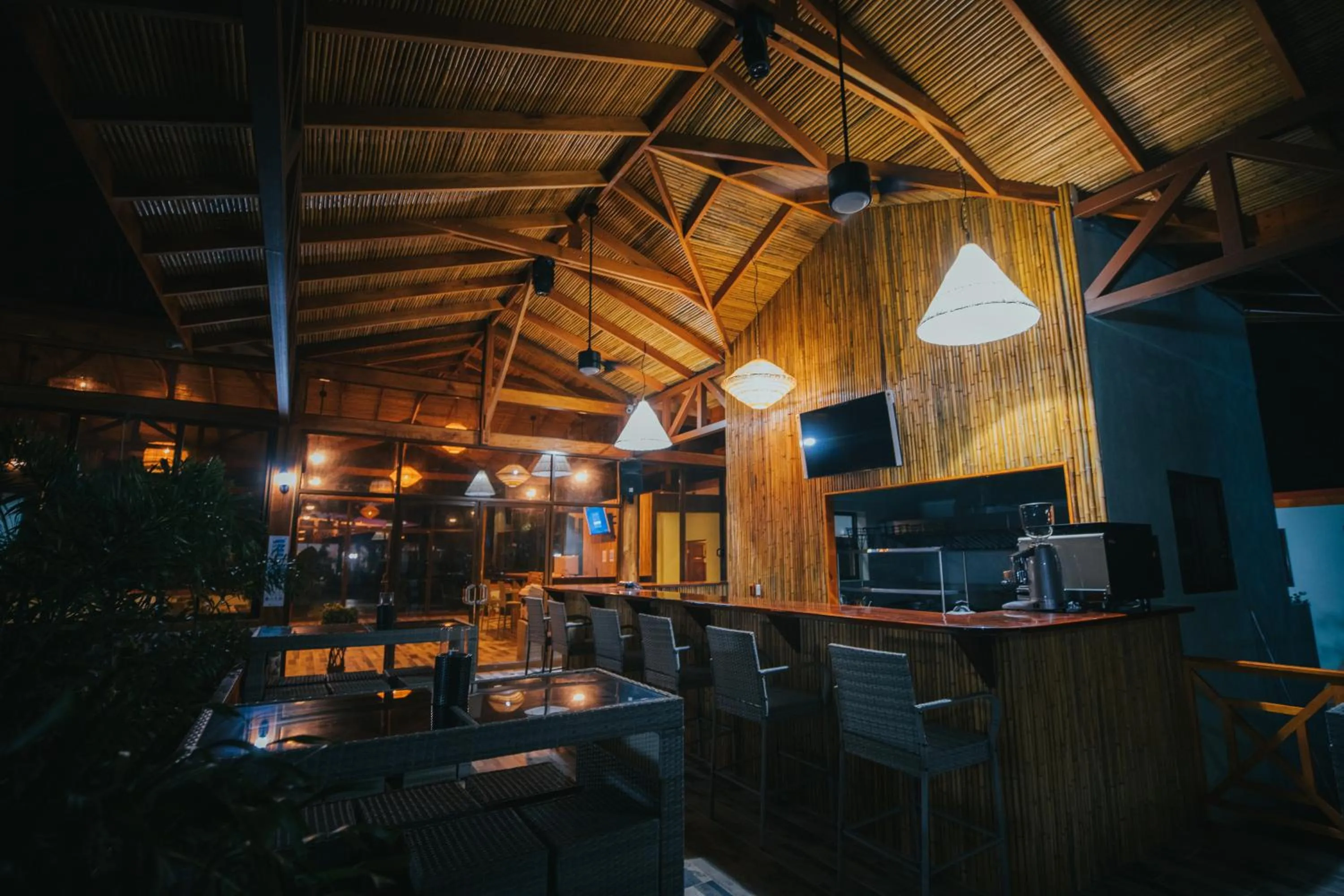 Restaurant/places to eat in Bungalows Punta Uva