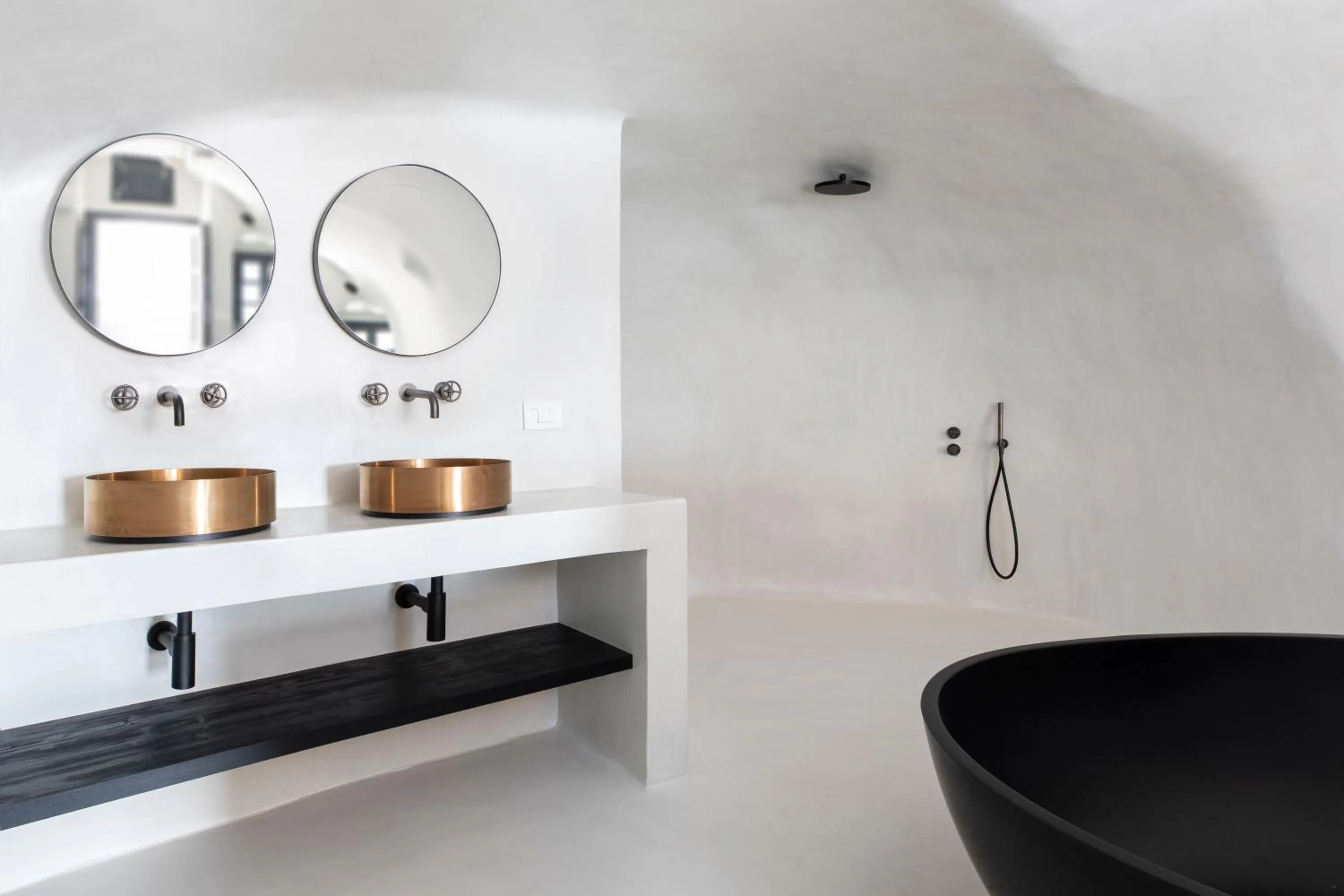 Bathroom in Abyss Santorini