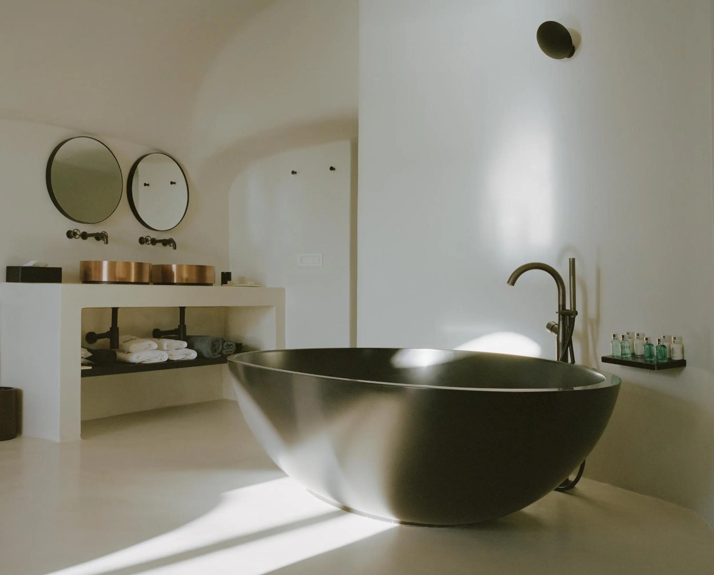 Bathroom in Abyss Santorini