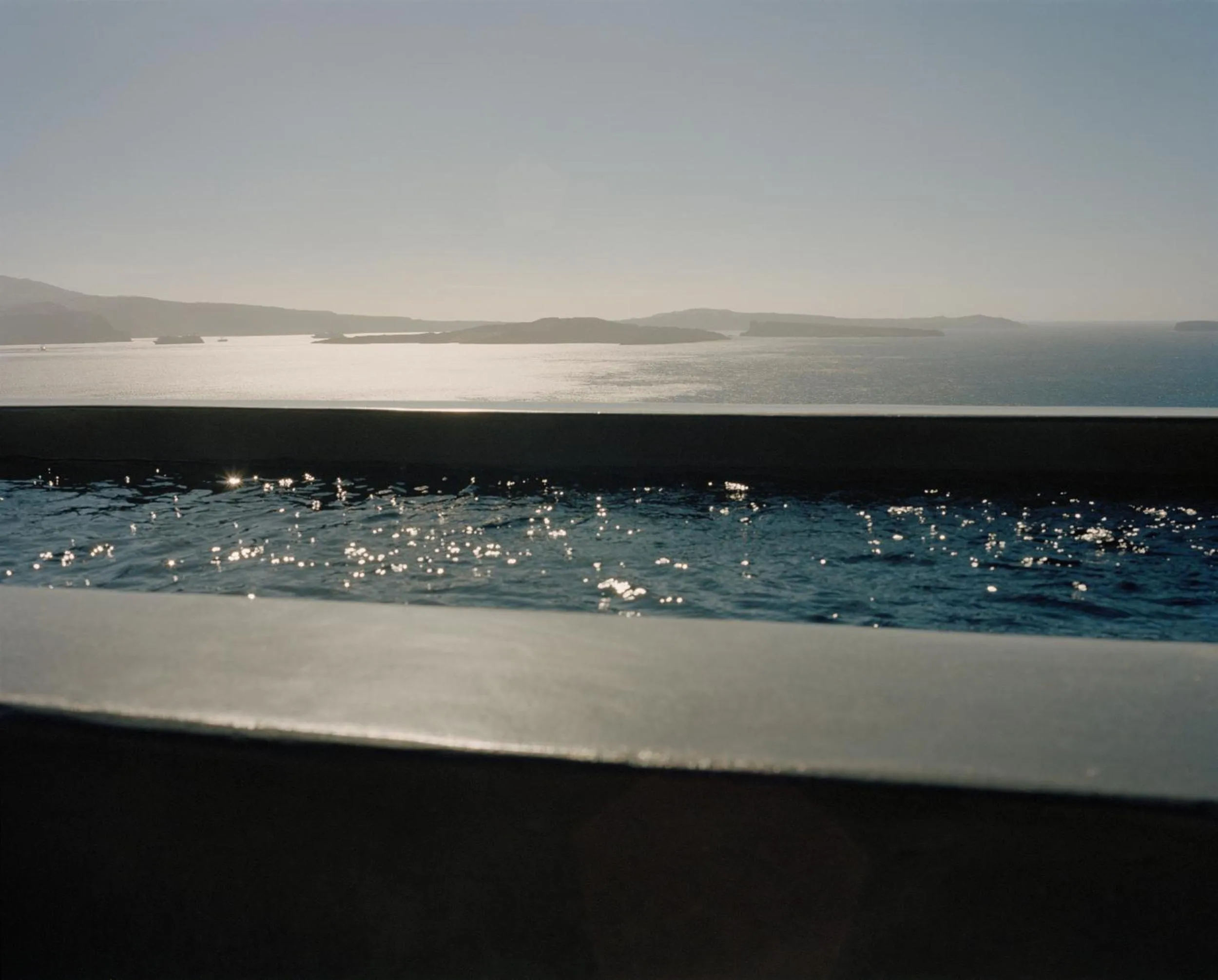 Swimming pool in Abyss Santorini