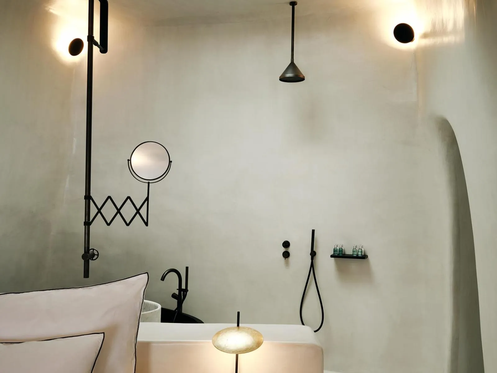 Bathroom in Abyss Santorini