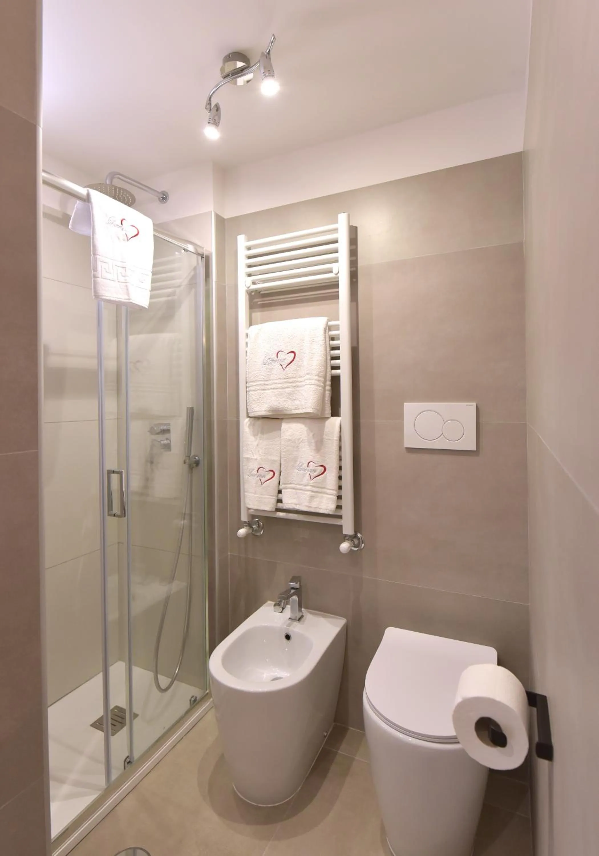 Bathroom in Love inn