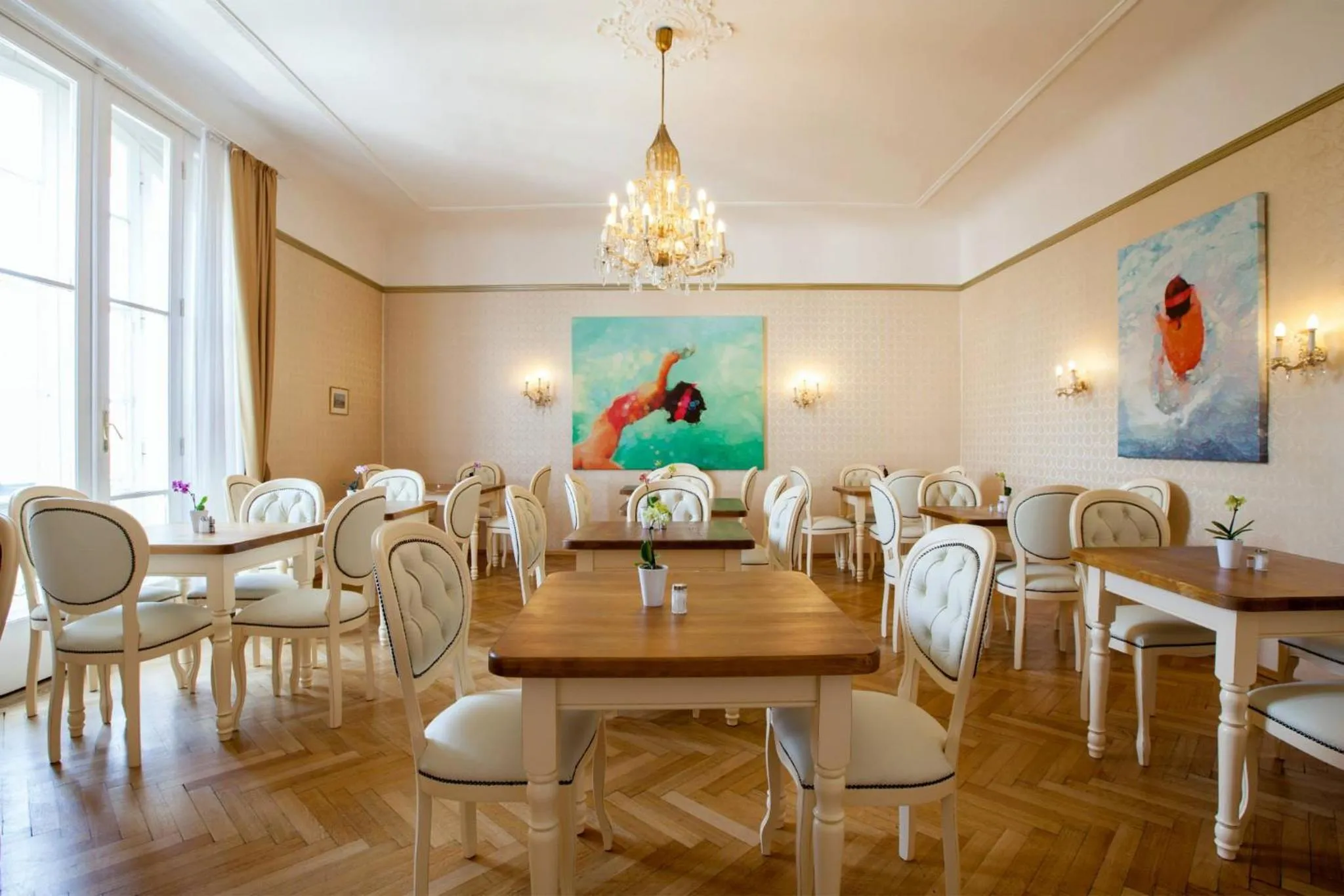 Buffet breakfast in Hotel Pension Museum