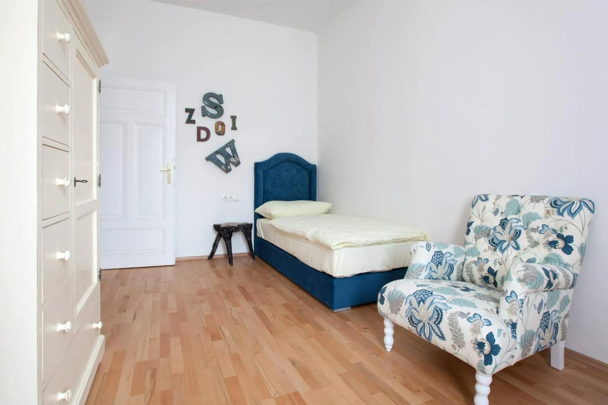 Bed in Hotel Pension Museum