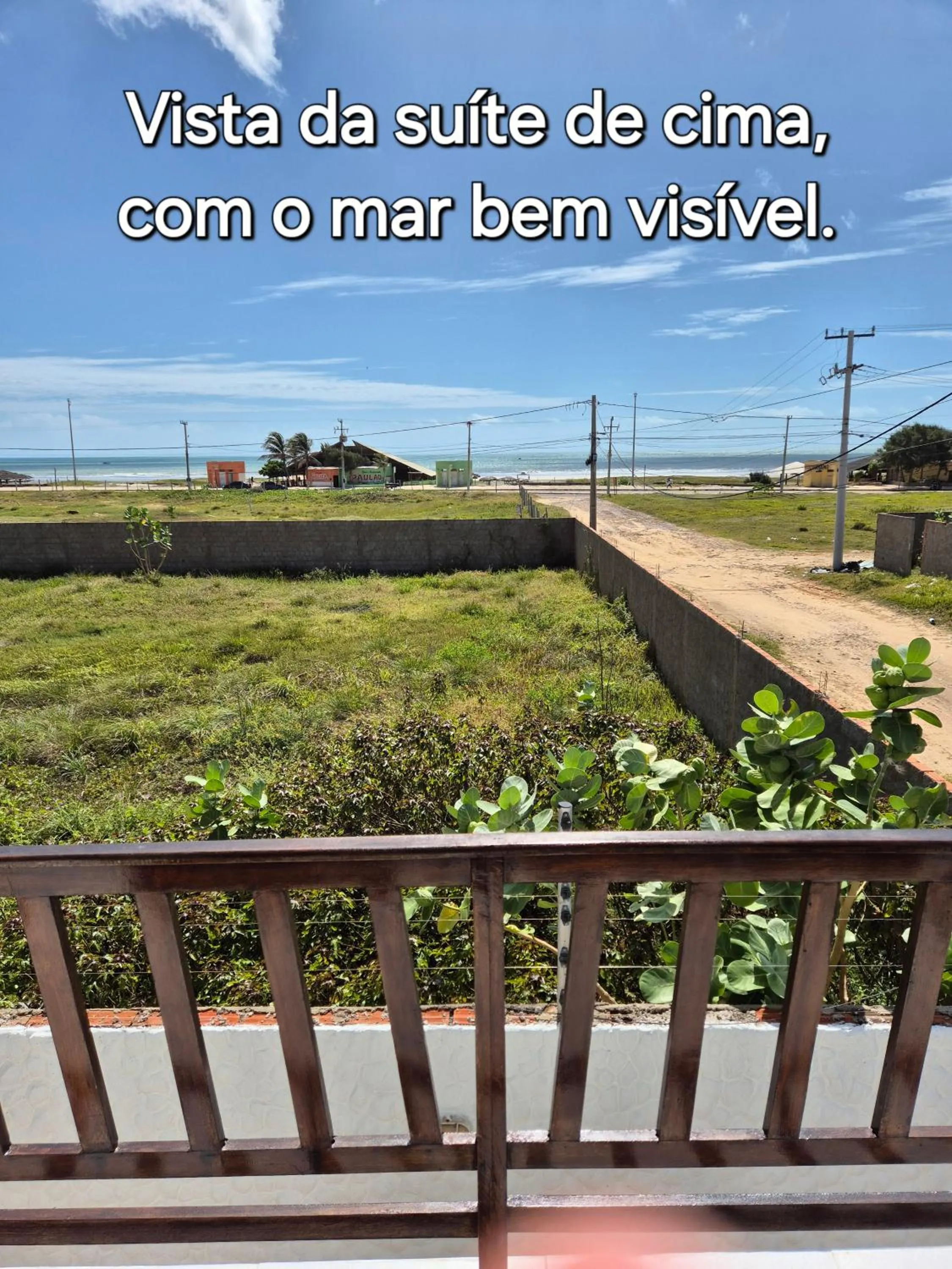 View (from property/room) in Casa na praia com vista para o mar