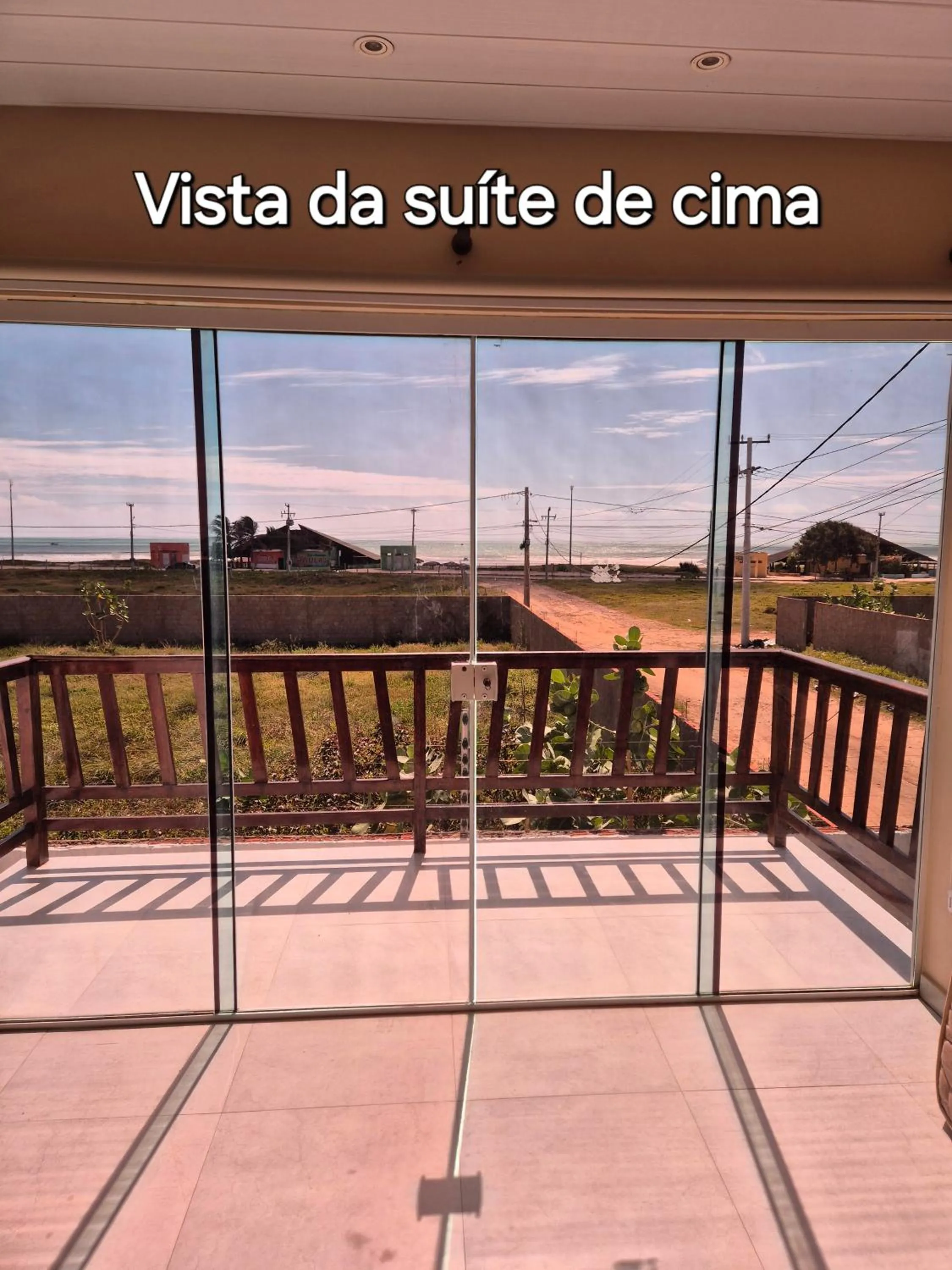 View (from property/room) in Casa na praia com vista para o mar