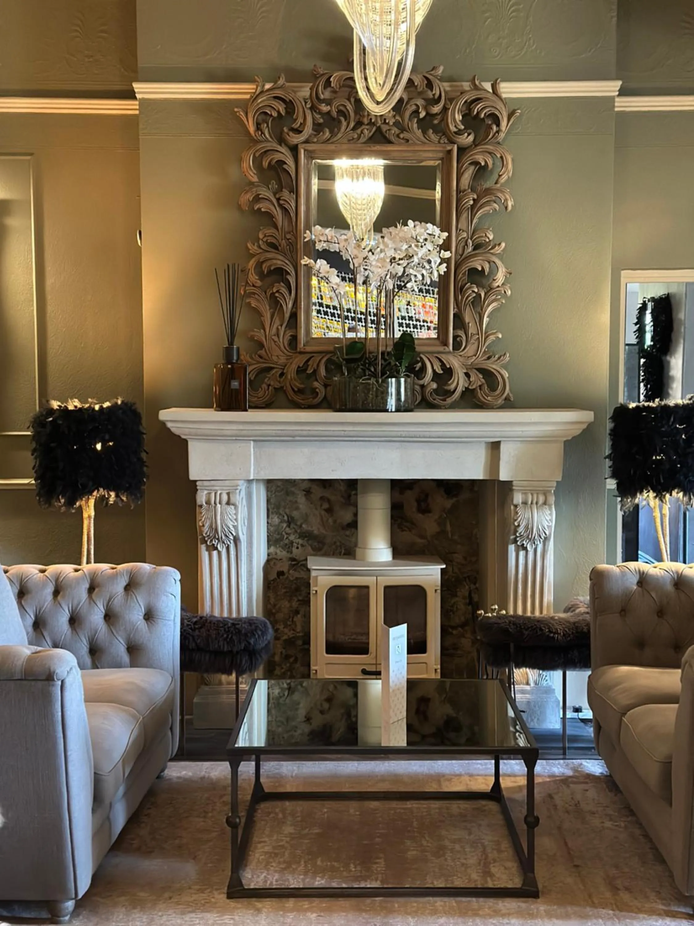 Seating area in The Q Hotel