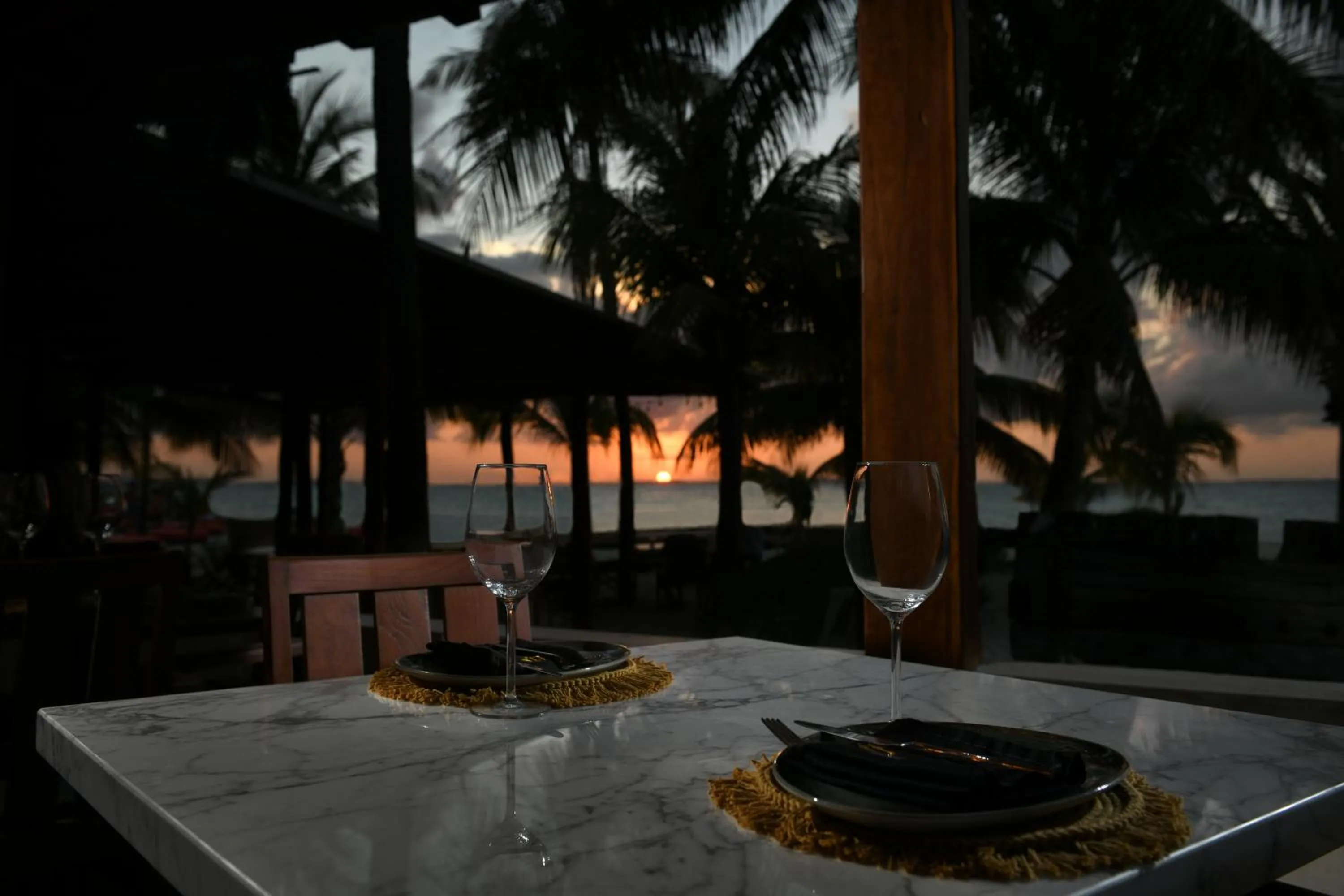 Food in Casa del Jaguar Beach Hotel