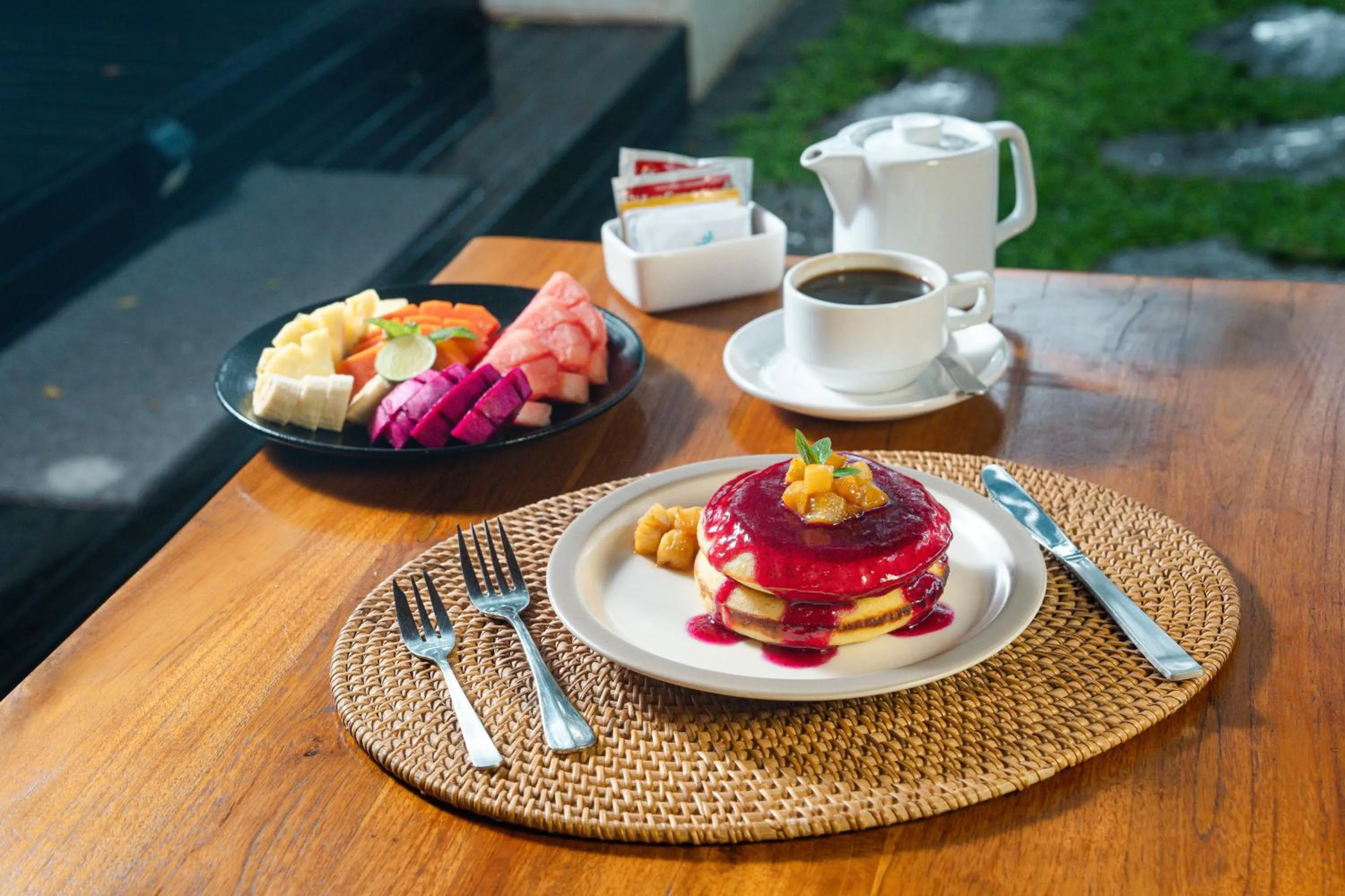 Breakfast in Puri Andong Villa