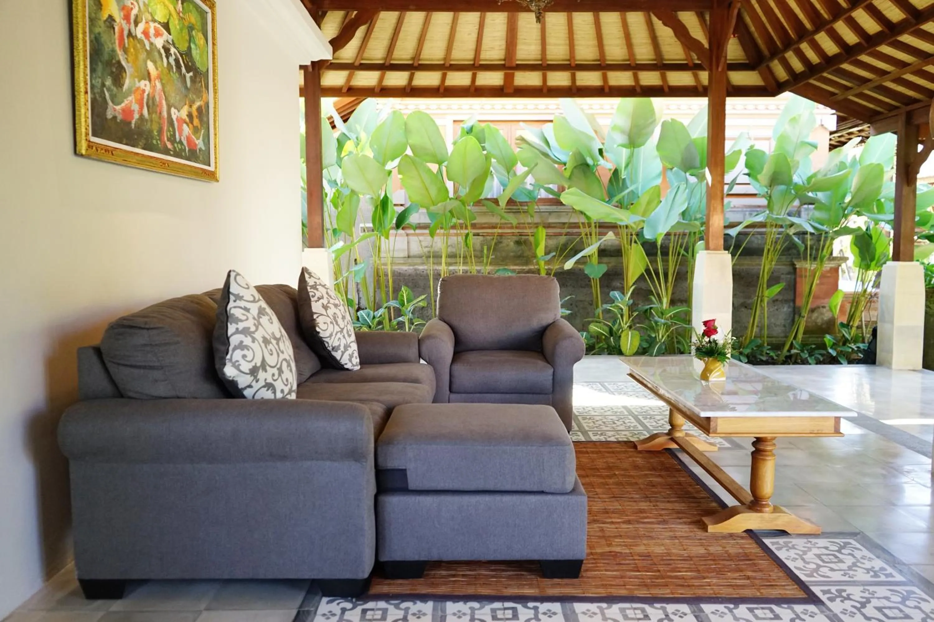 Living room in Puri Andong Villa