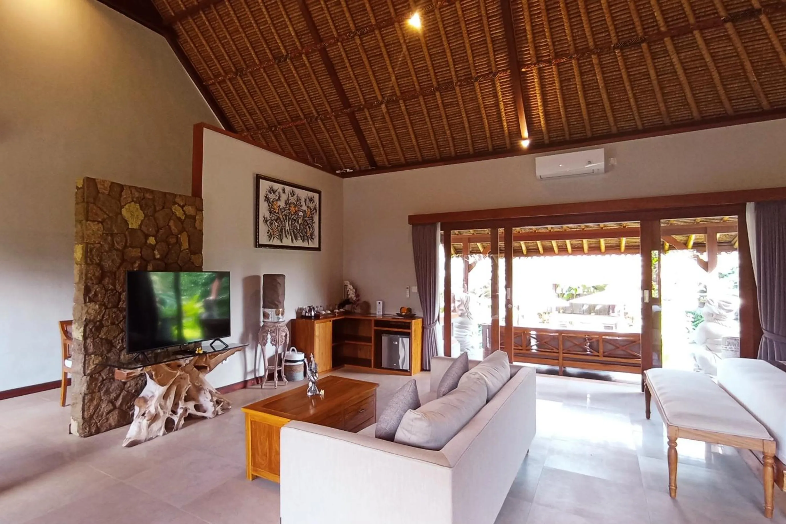 Living room in Puri Andong Villa