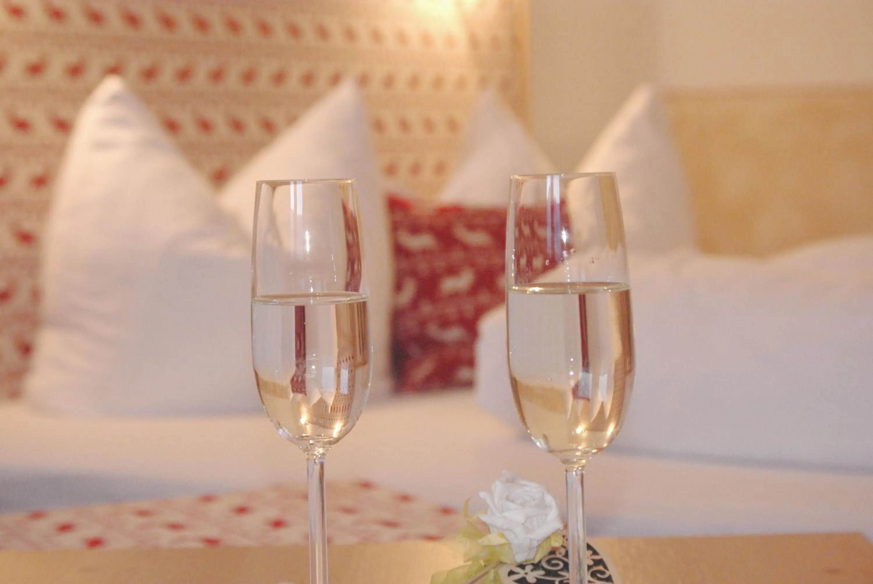 Decorative detail, Bed in Hotel Pfleger