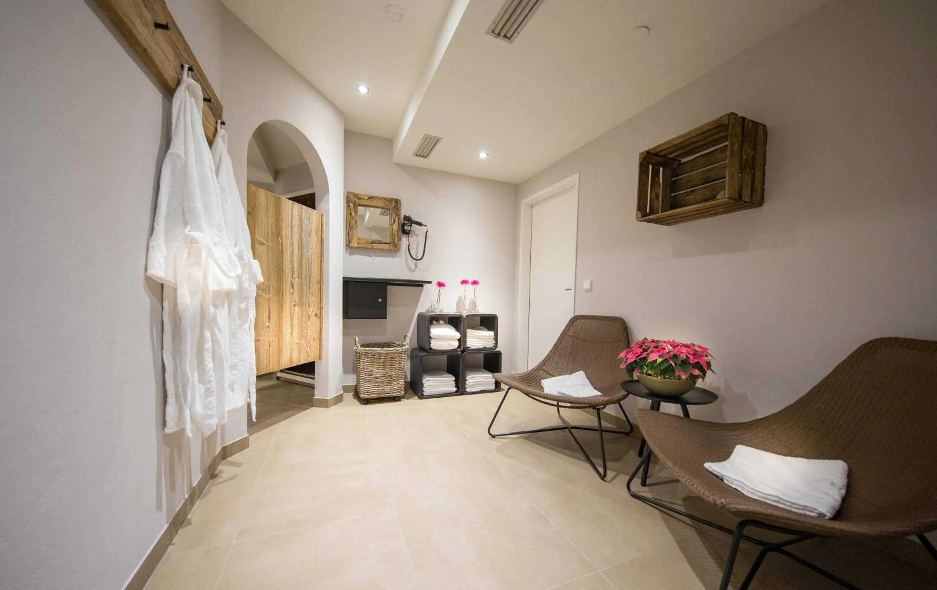 Sauna in HEITZMANN - Hotel & Rooftop